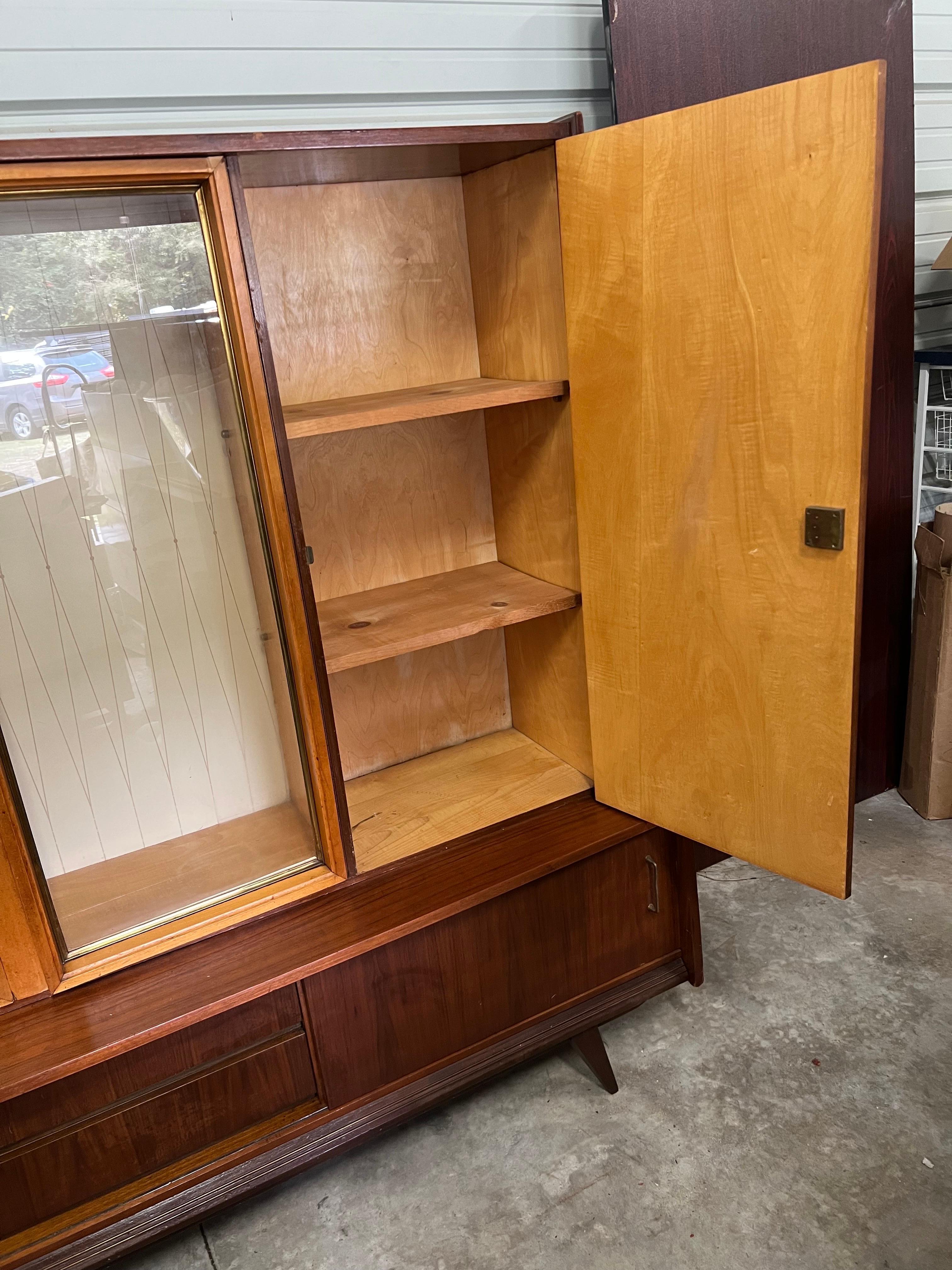 1960s Mid-Century European Display/Storage Cabinet 13