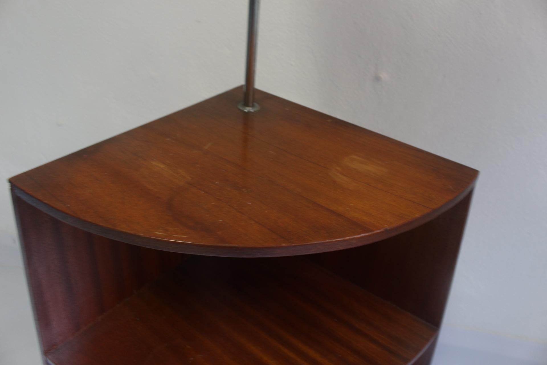 Midcentury Floor Lamp & Corner Table , 1960s For Sale 4