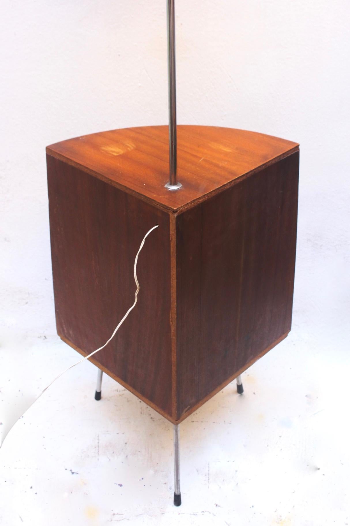 Midcentury Floor Lamp & Corner Table , 1960s For Sale 6