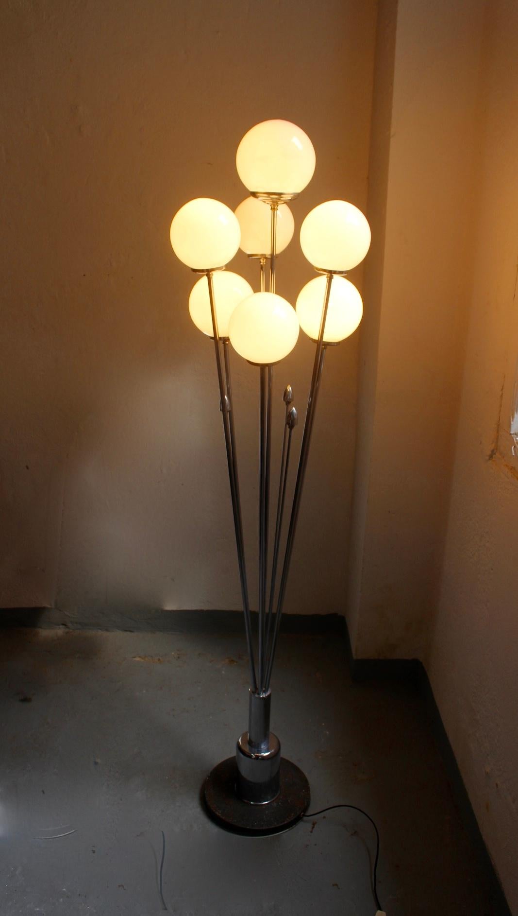 1960s Midcentury Floor Lamp in the Manner of Alberello Lamp  3