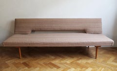 1960's Mid Century Folding Sofa Bed by Miroslav Navratil for Drevopodnik Brno