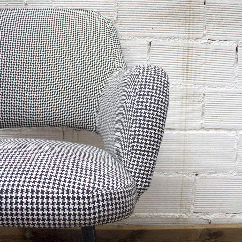 Fabric 1960s Midcentury French Lounge Chair For Sale