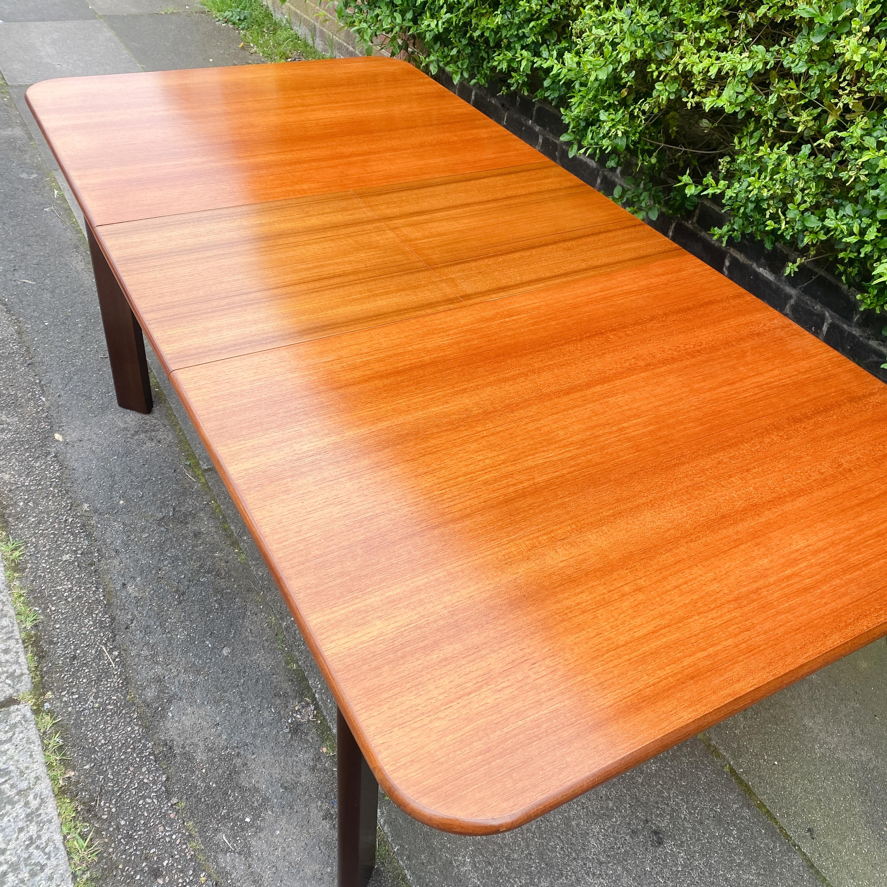 1960’s Mid Century G Plan Extending Dining Table With Angled Legs For Sale 10