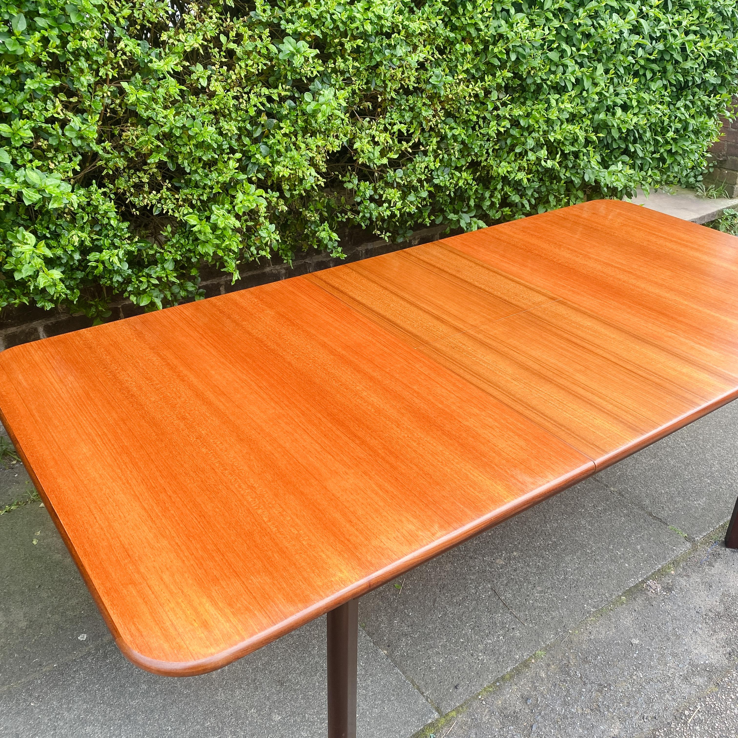 1960’s Mid Century G Plan Extending Dining Table With Angled Legs For Sale 11
