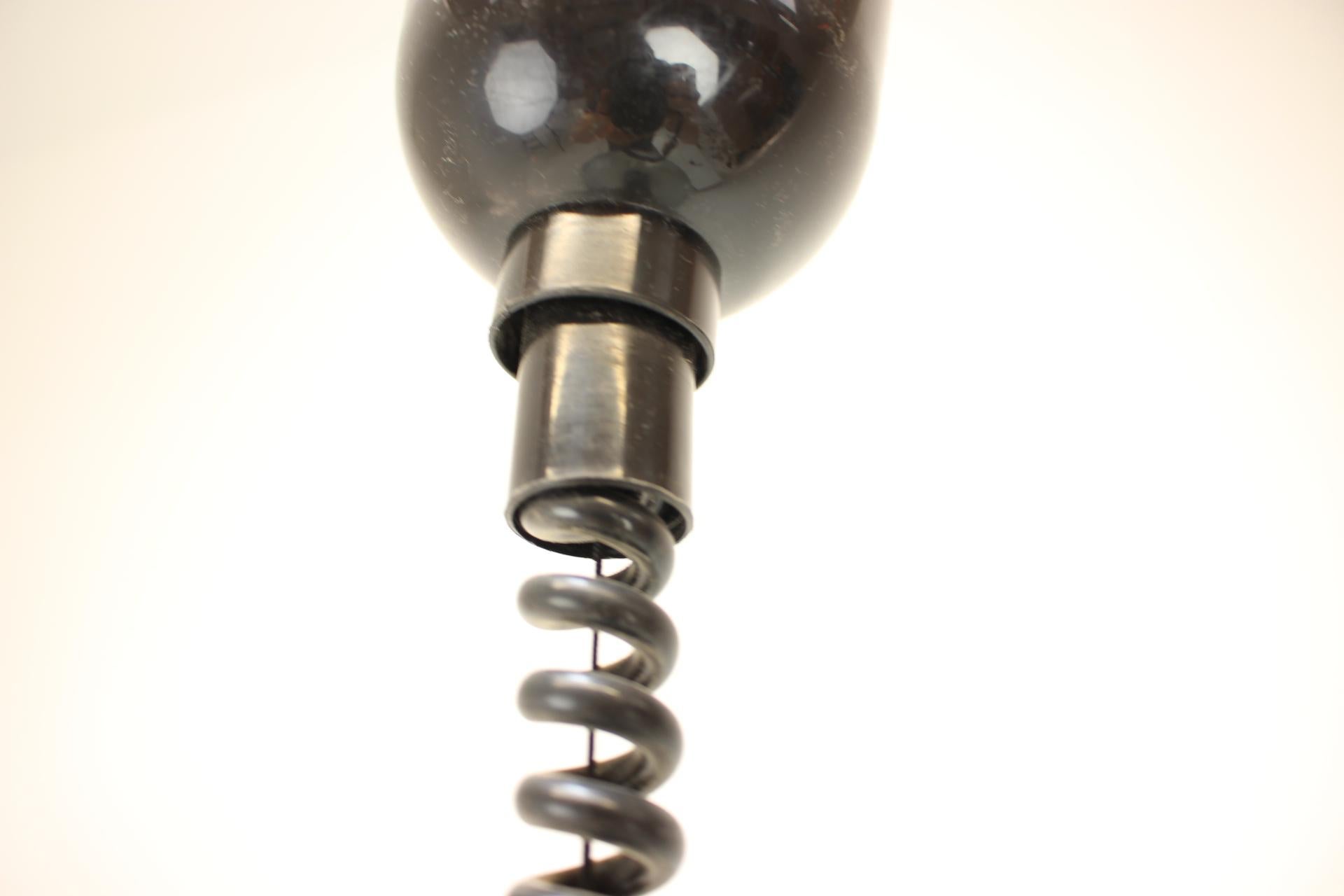 Mid-Century Modern Lustre en verre mi-siècle dans le style de Trumpet, Tchécoslovaquie, années 1960 en vente