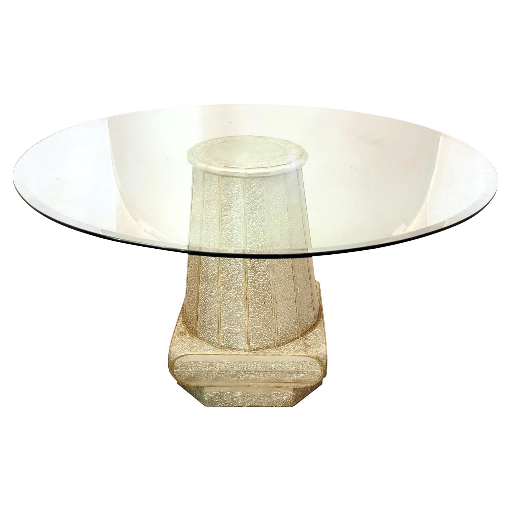 Hammered Mid Century, années 1960  Table centrale