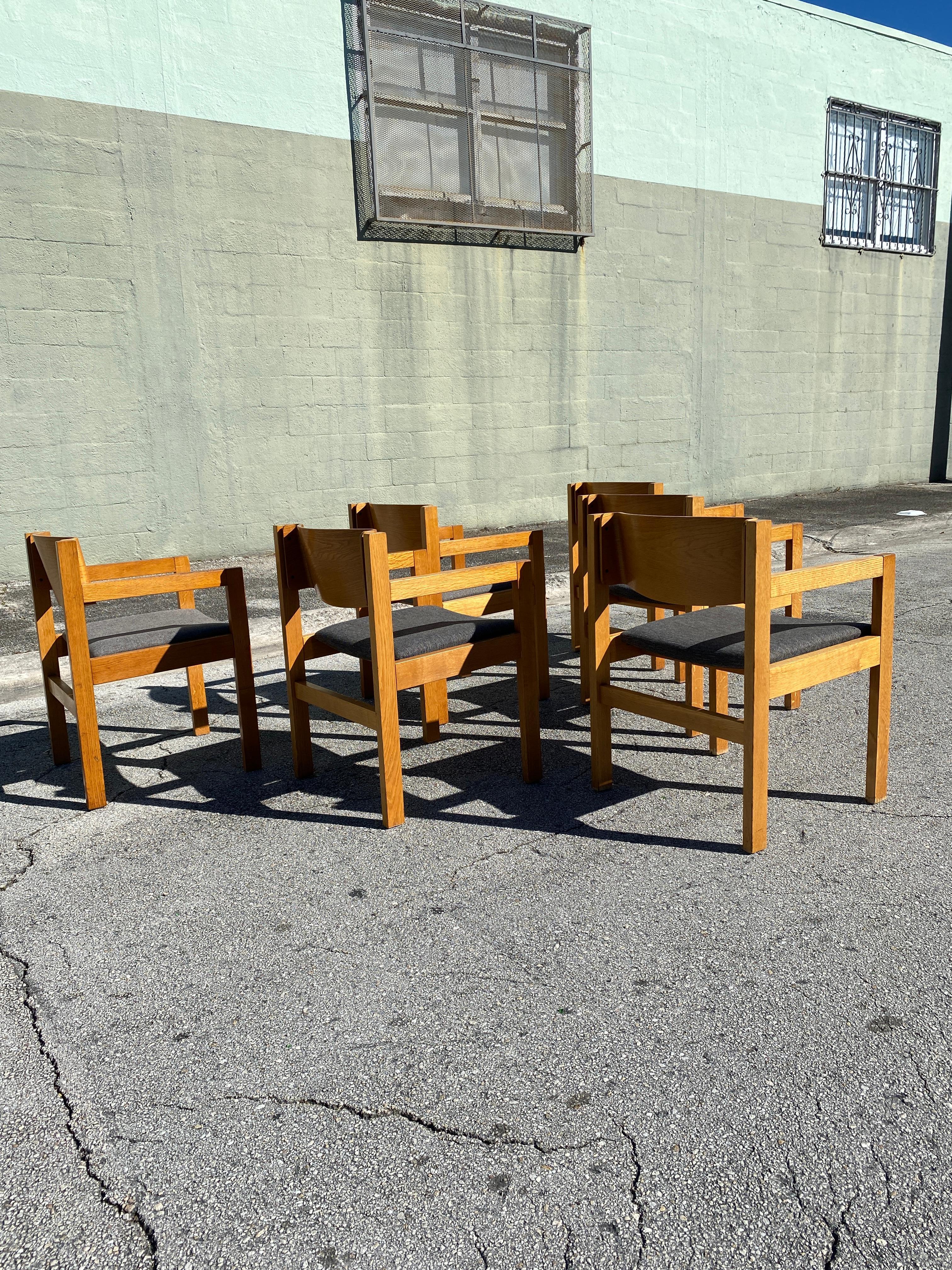 Bentwood 1960s Mid-Century Harvey Probber Bleached & Bent Mahogany Dining Chairs, Set of
