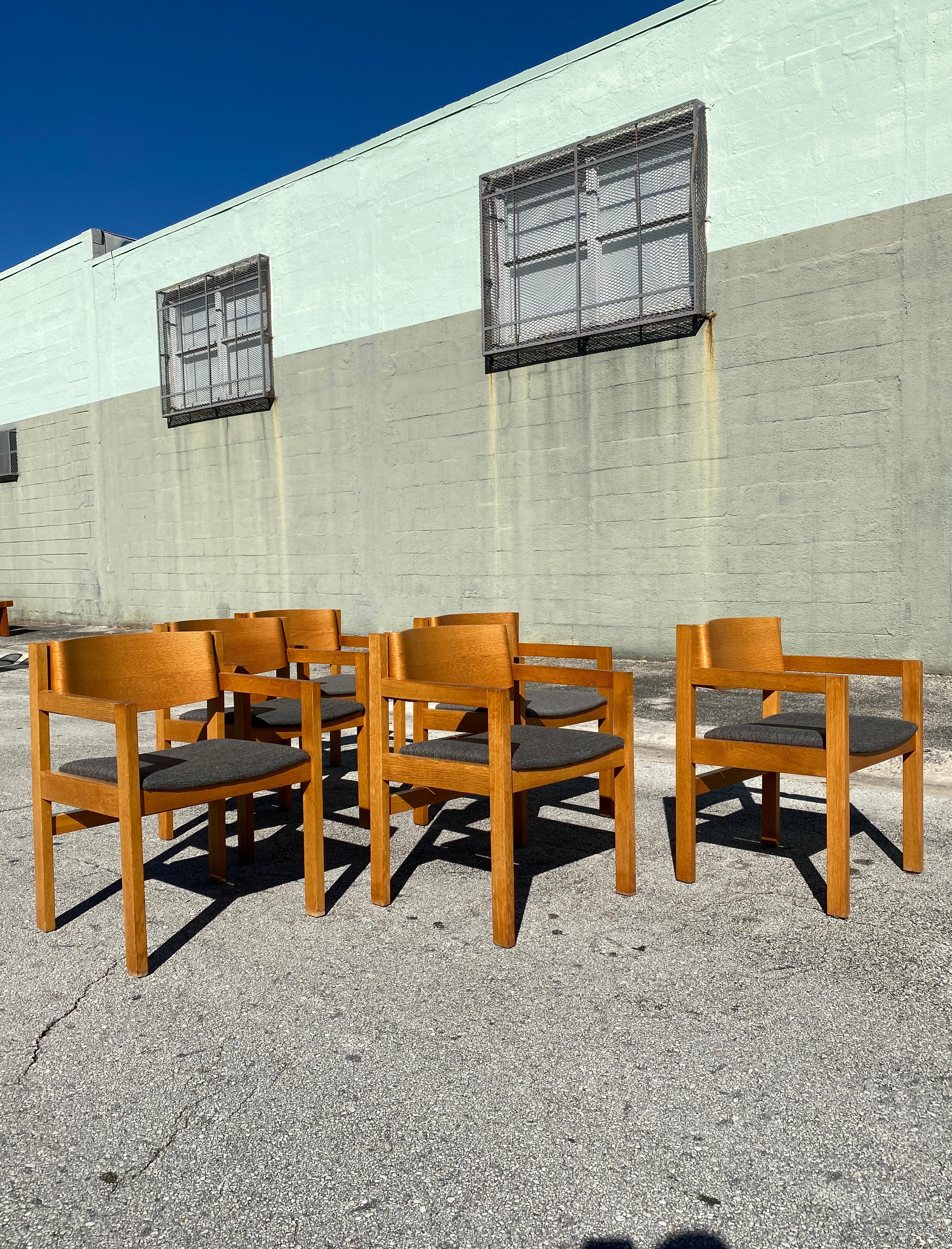 1960s Mid-Century Harvey Probber Bleached & Bent Mahogany Dining Chairs, Set of 1