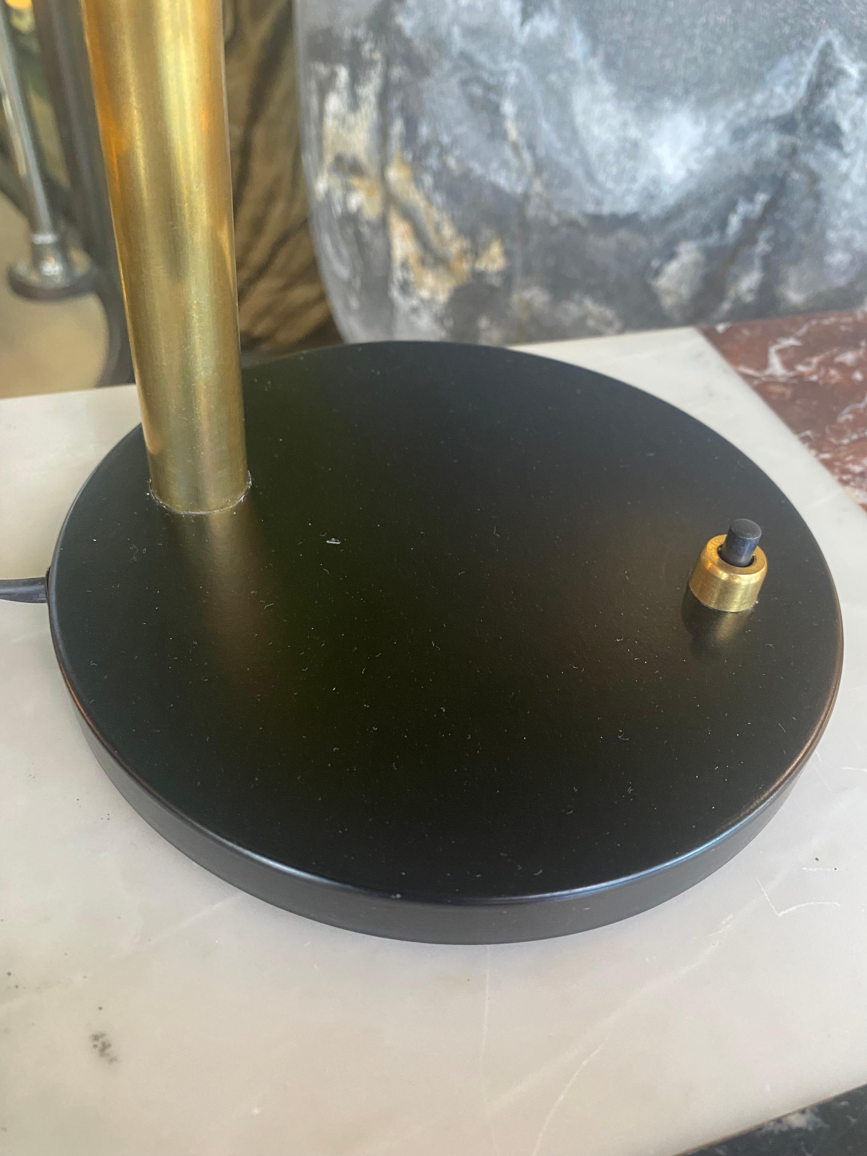 Brass 1960s Mid Century Italian Table Lamp For Sale