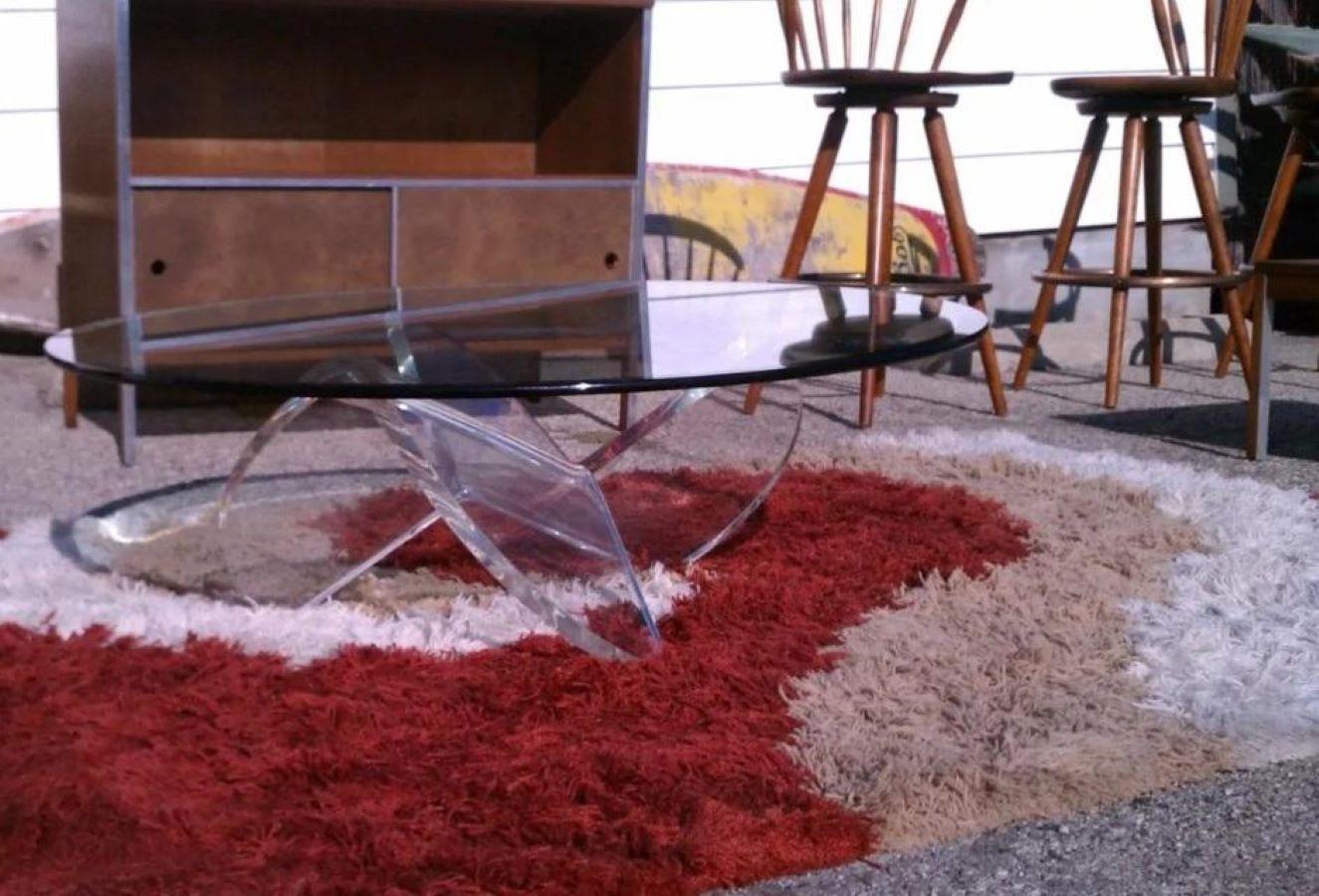 1960s Mid-Century Knut Hesterberg Ronald Schmidt Lucite Propeller Cocktail Tables en vente 7