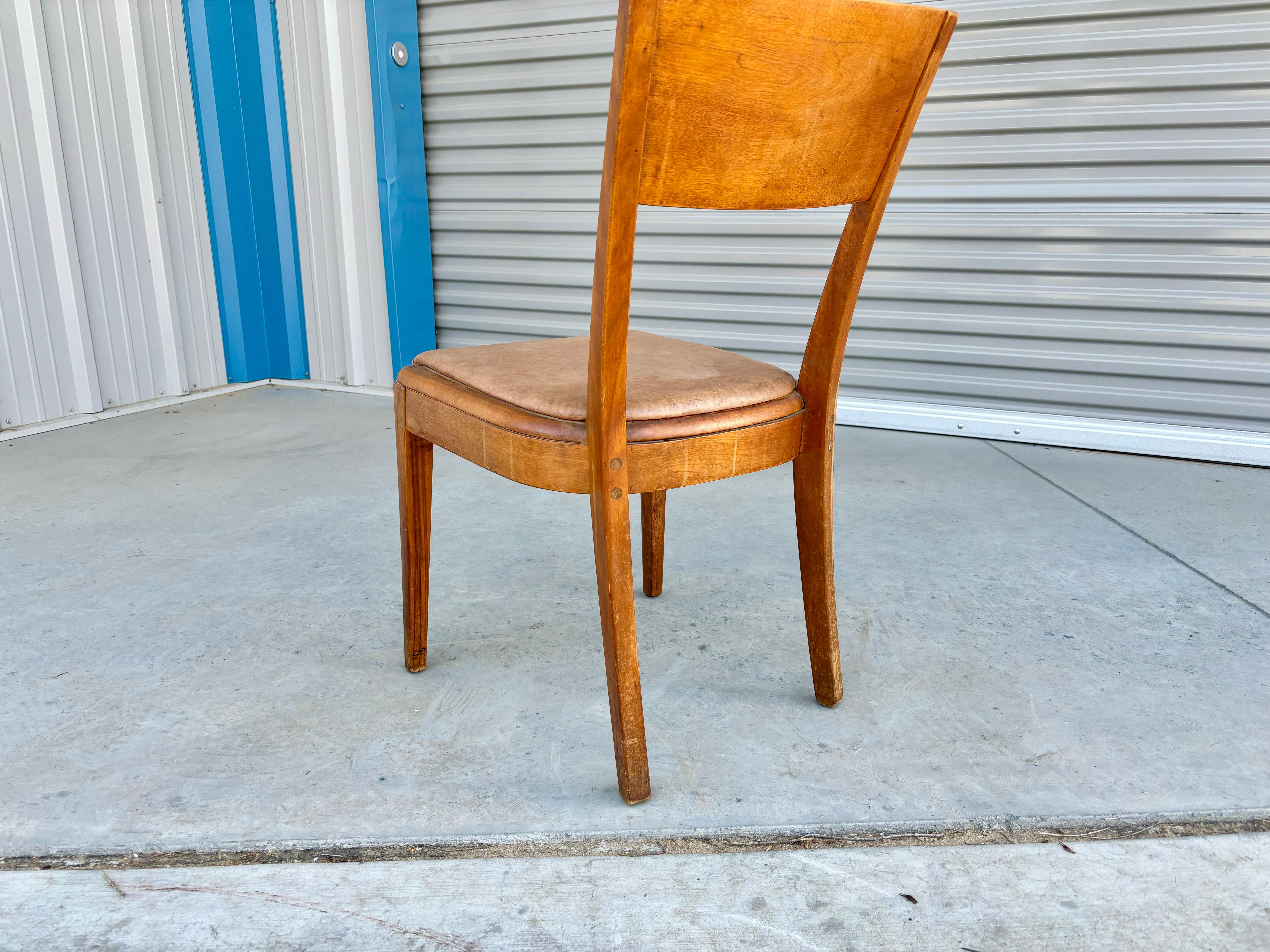 1960s Mid Century Maple Dining Chairs by Heywood Wakefield - Set of 8 For Sale 8
