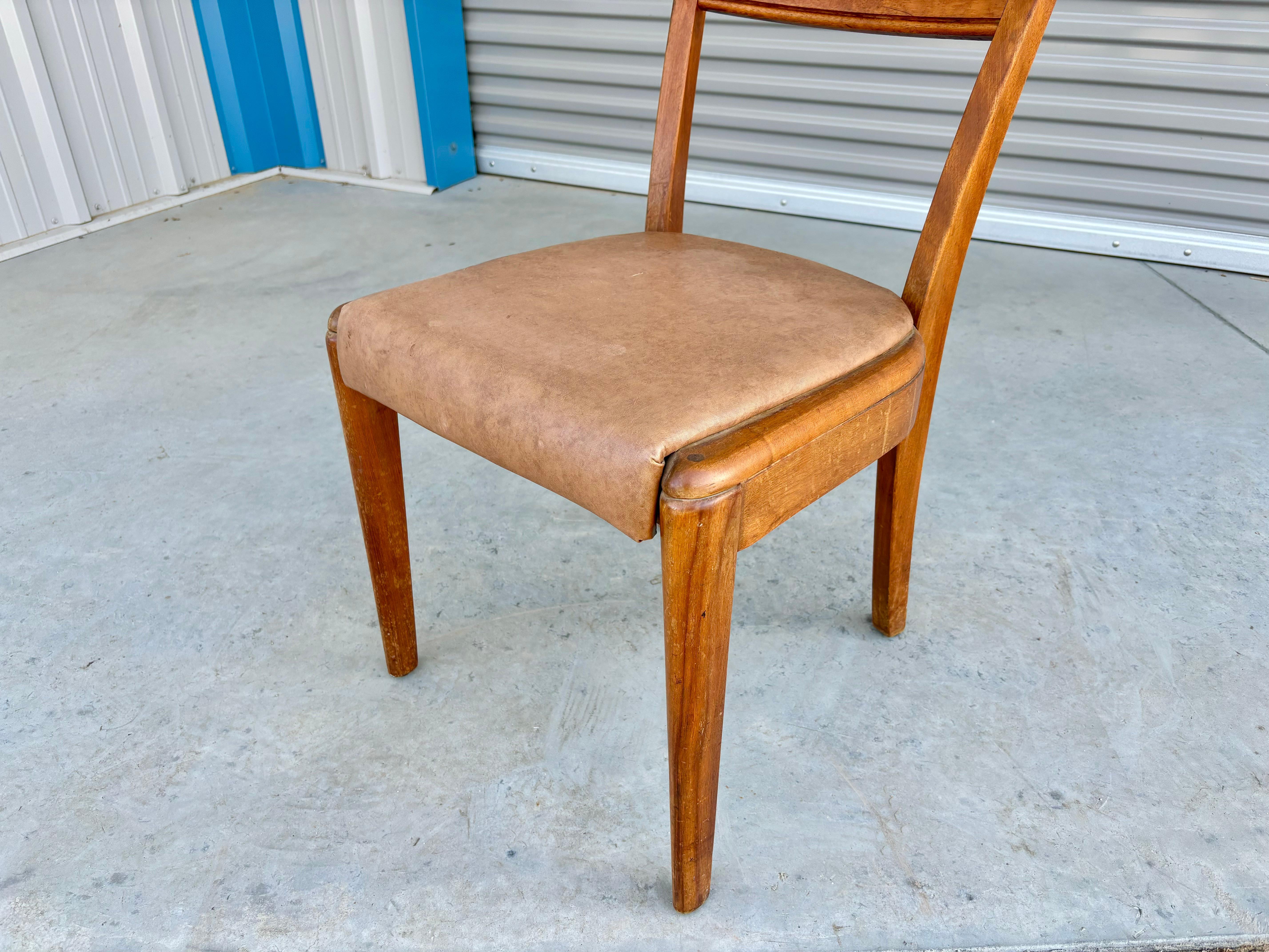 1960s Mid Century Maple Dining Chairs by Heywood Wakefield - Set of 8 For Sale 9