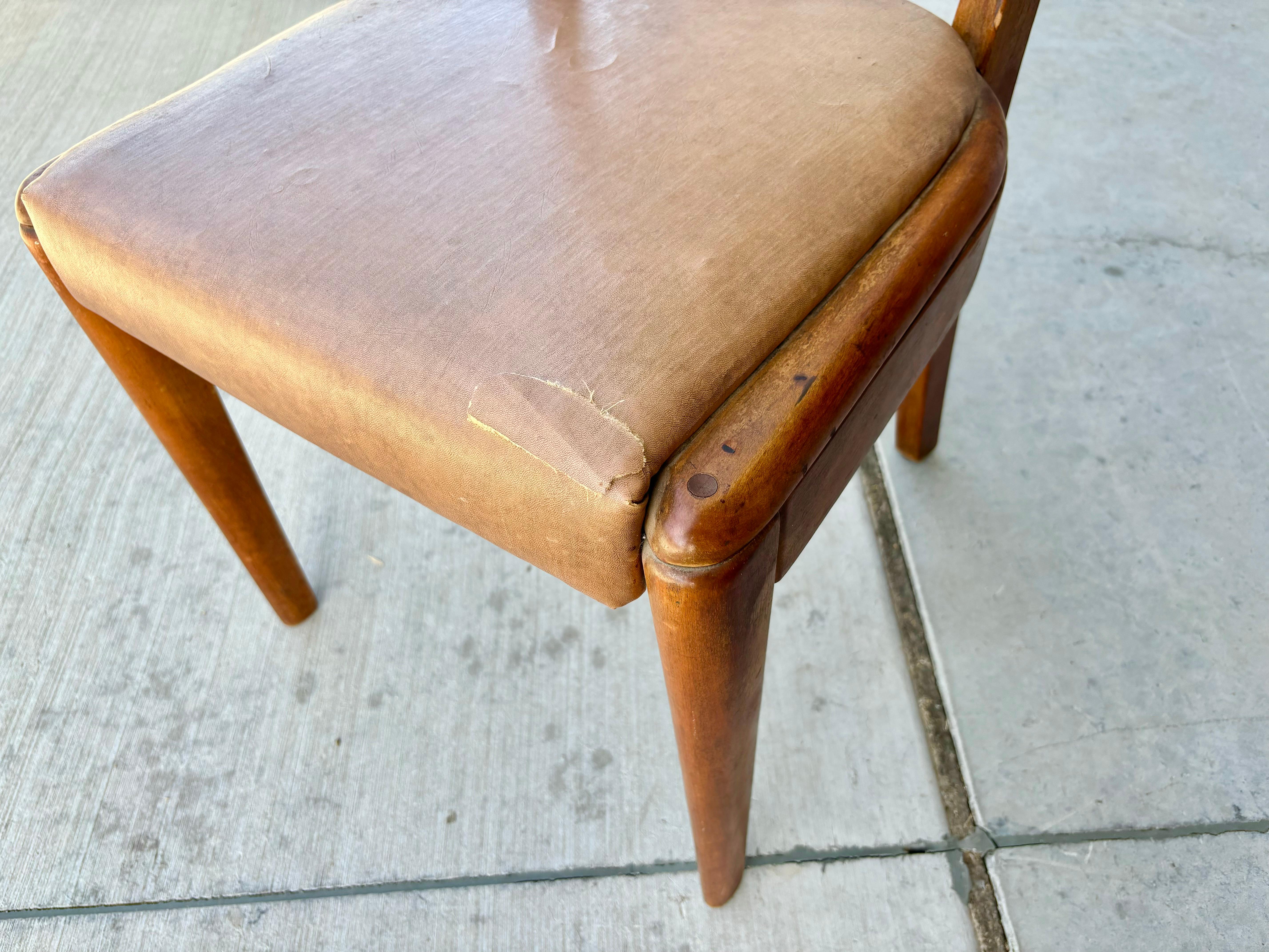 Chaises de salle à manger en érable du milieu des années 1960 par Heywood Wakefield - lot de 8 en vente 13