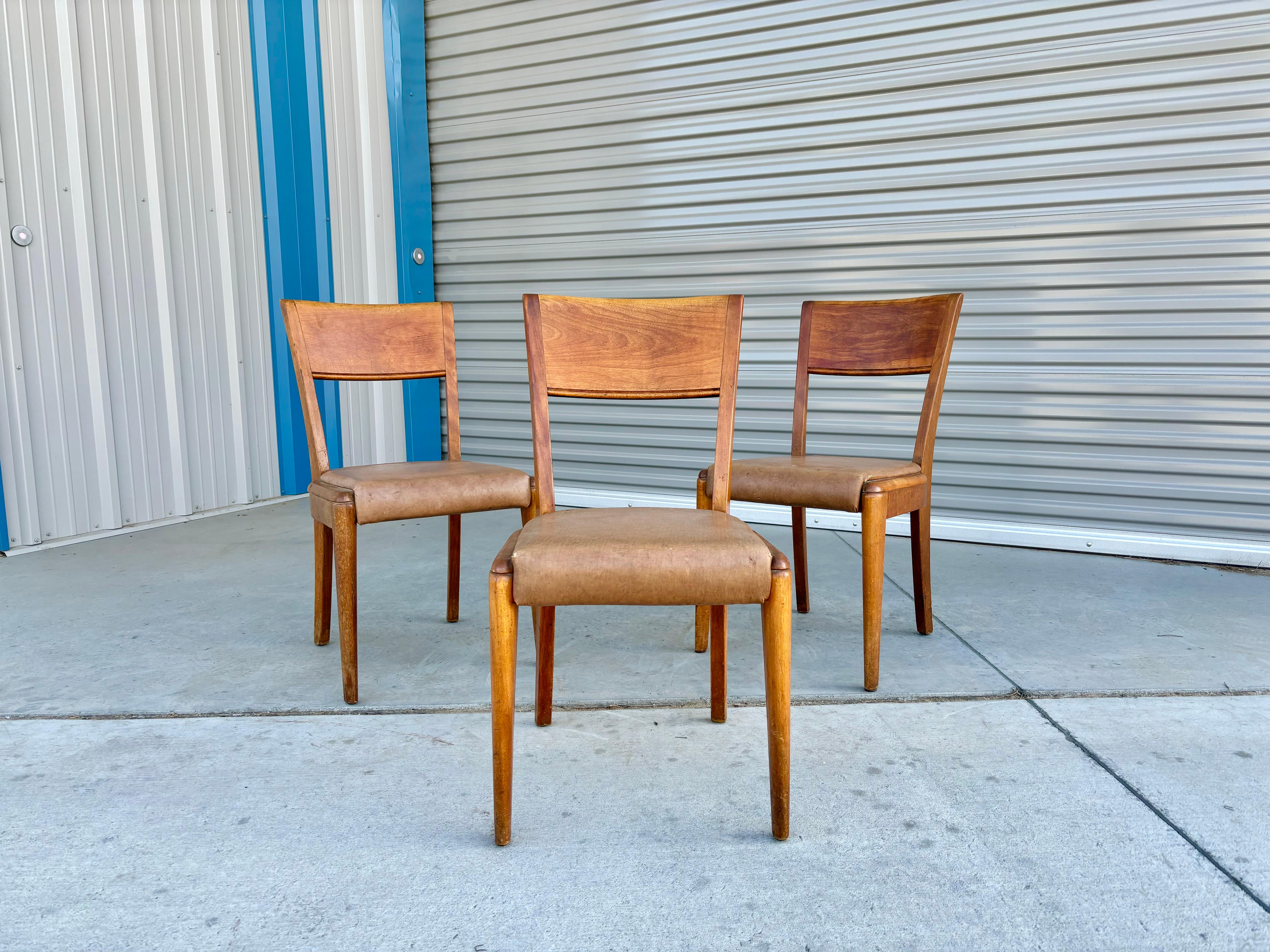 1960s Mid Century Maple Dining Chairs by Heywood Wakefield - Set of 8 For Sale 1