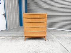 1960s Mid Century Maple Highboy by Heywood Wakefield