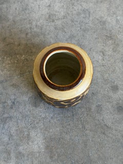Vase danois en céramique « Goats » de Michael Andersen & Son, datant des années 1960 (milieu du siècle)
