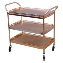 1960er Jahre Mid-Century Modern 3-Tier-Barwagen aus England von Kaymet