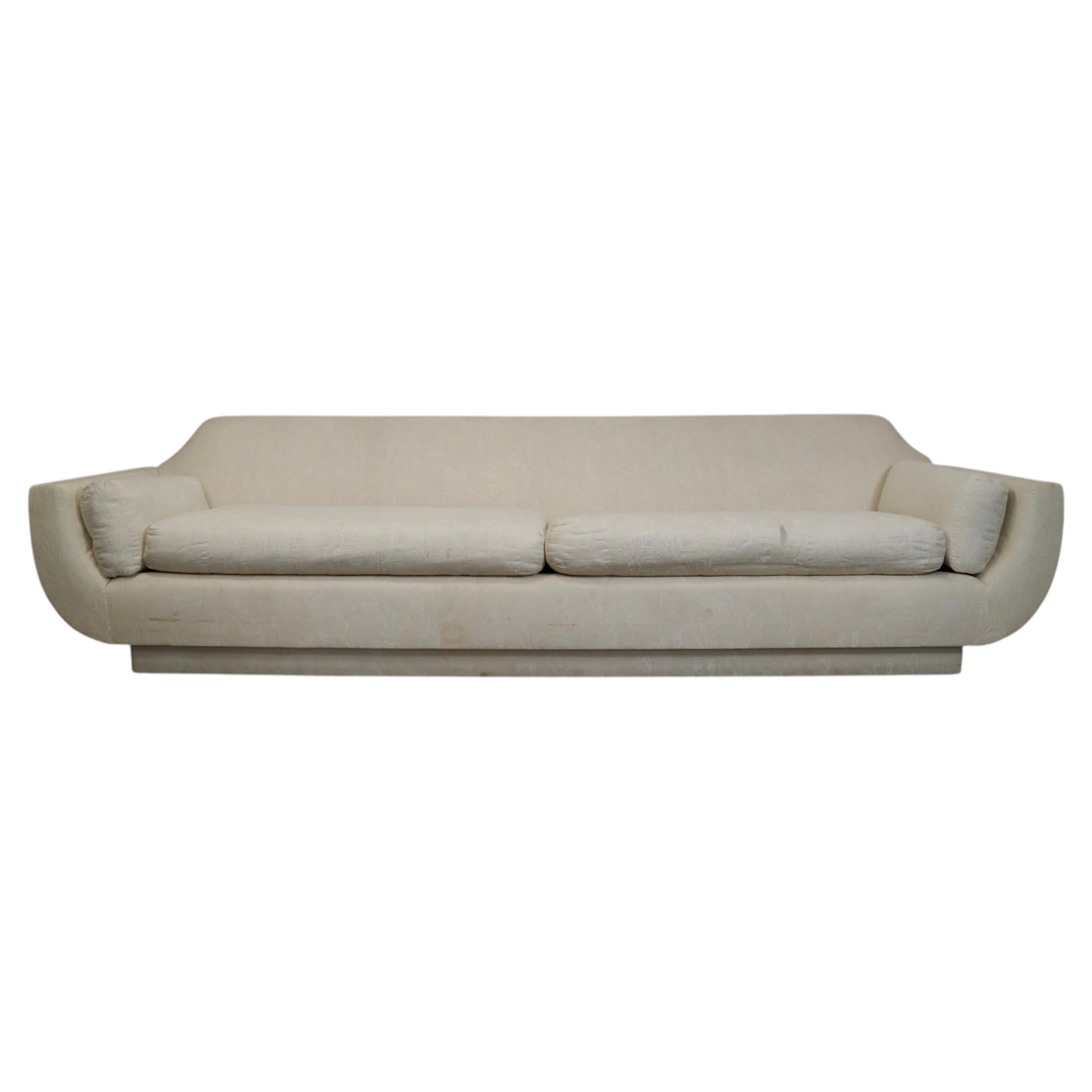 1960's Mid-Century Modern Adrian Pearsall Style Long Gondola Sofa