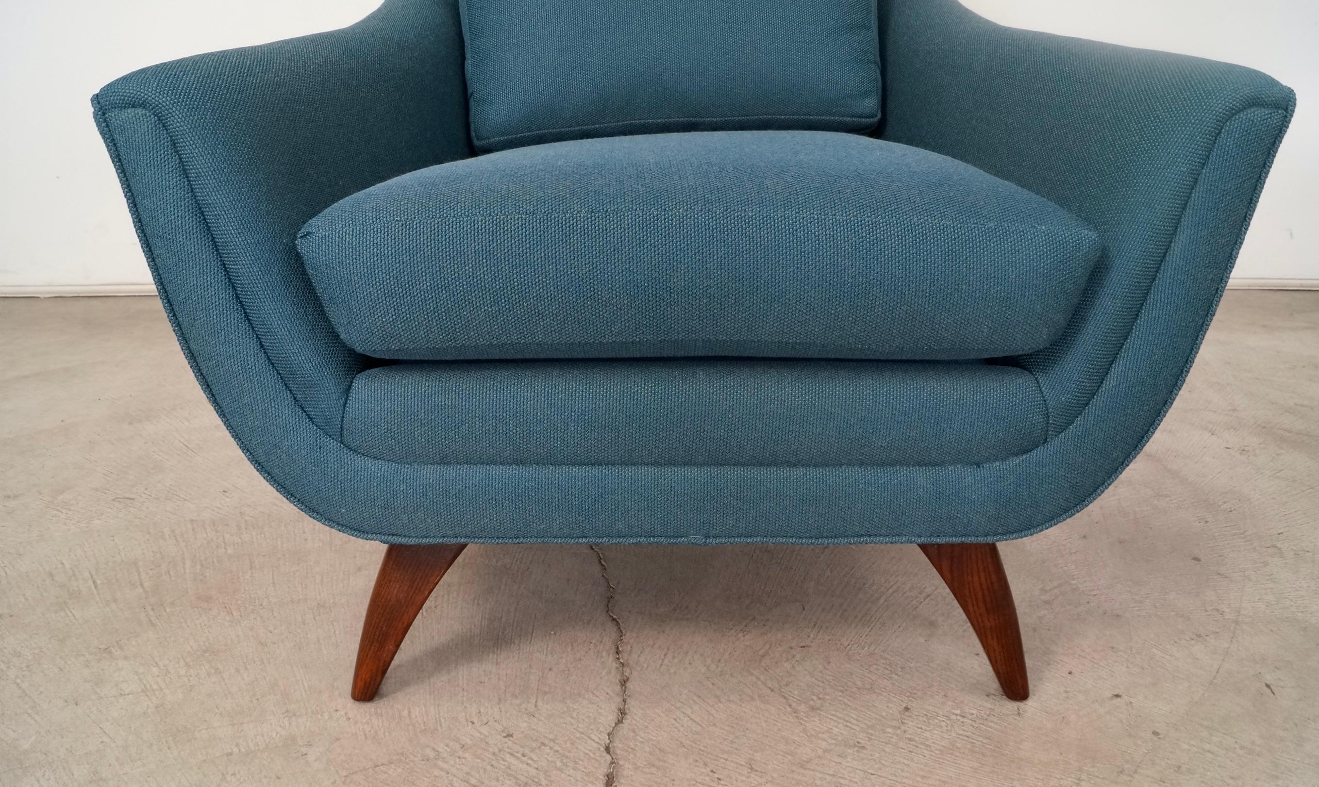 1960's Mid-Century Modern Adrian Pearsall Style Prestige Gondola Lounge Chair For Sale 11