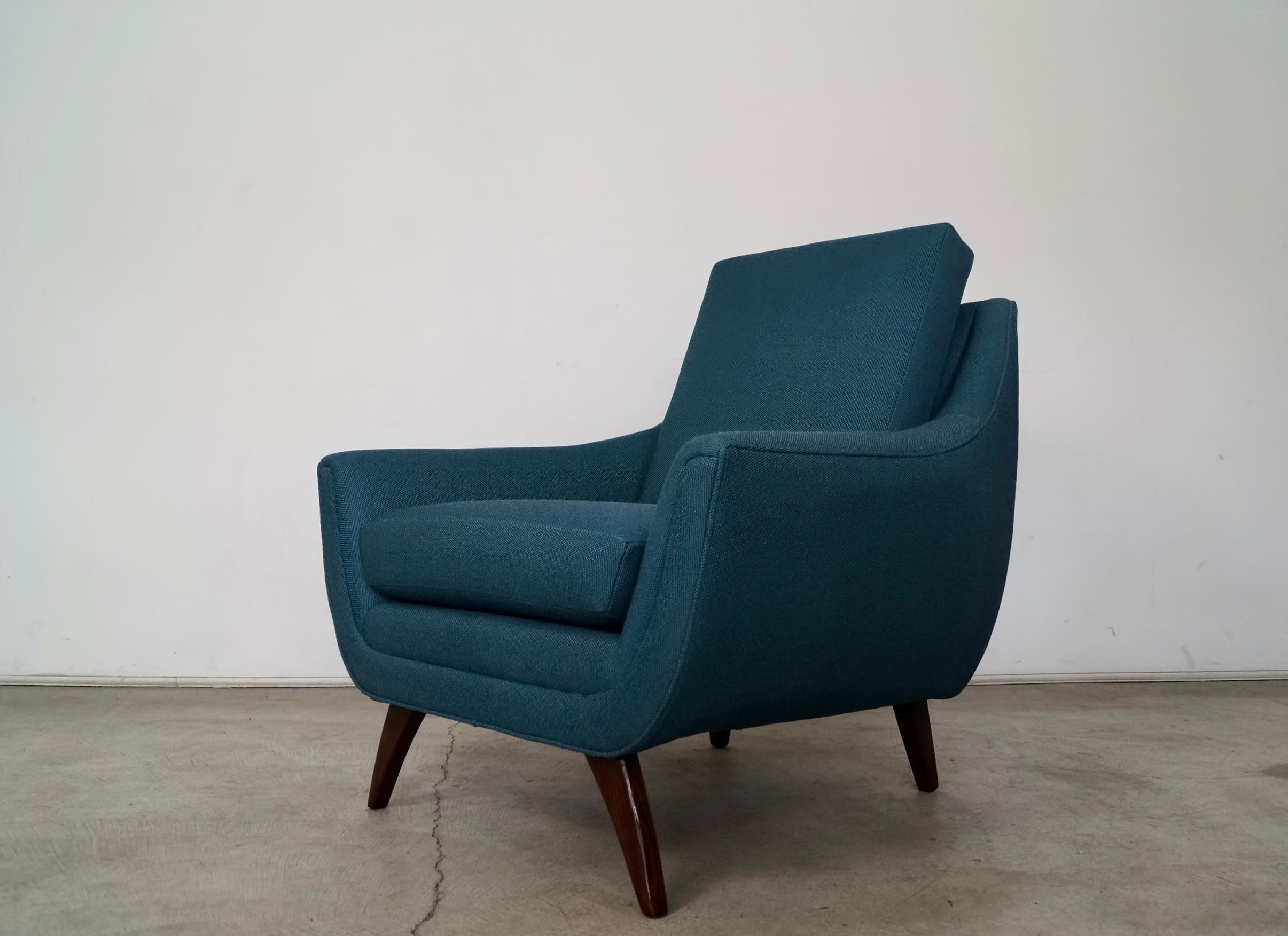 American 1960's Mid-Century Modern Adrian Pearsall Style Prestige Gondola Lounge Chair For Sale