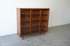 1960s Mid Century Modern Basic Witz Bookcase Display Cabinet