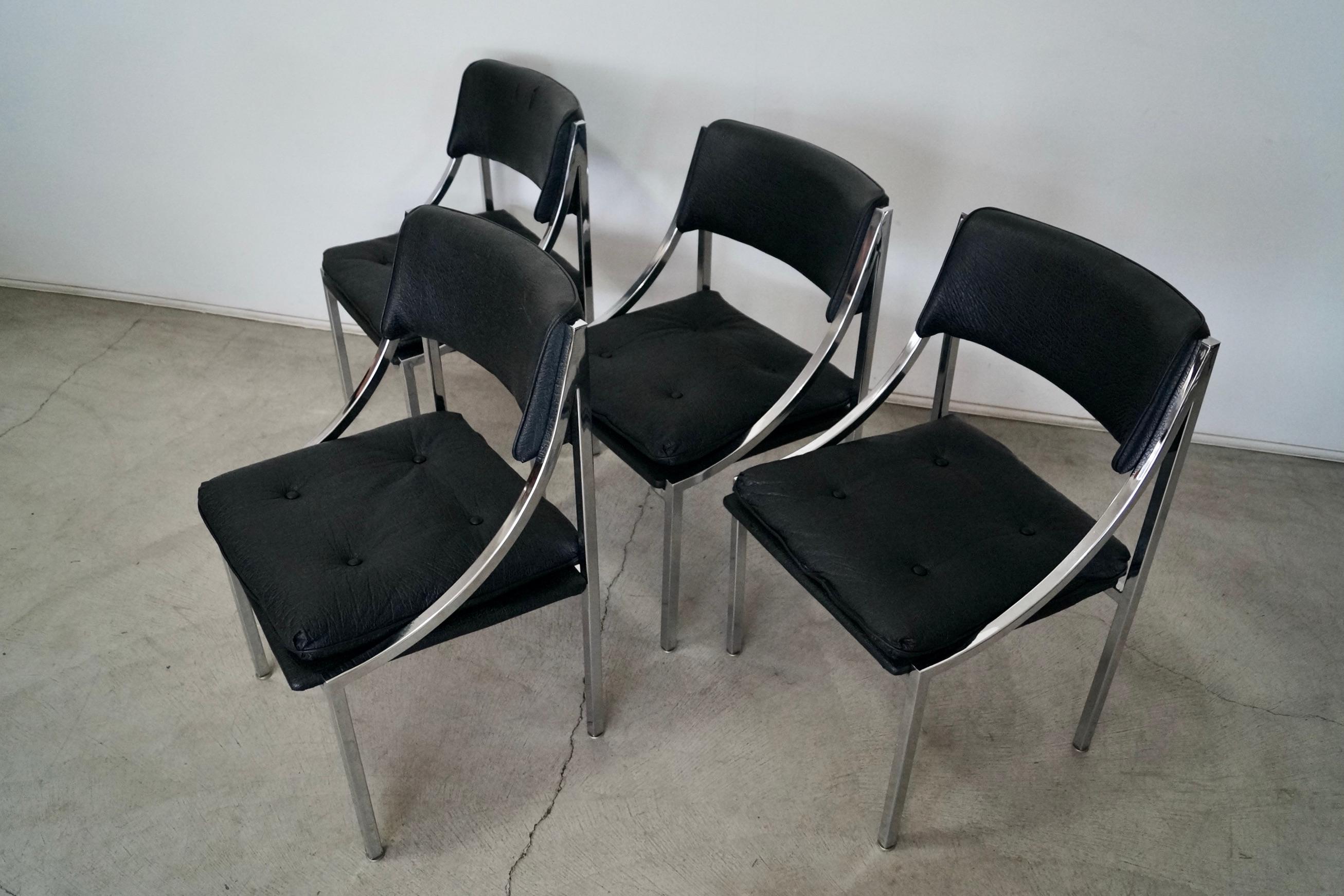1960's Mid-Century Modern Bauhaus Dining Chairs - Set of 4 5