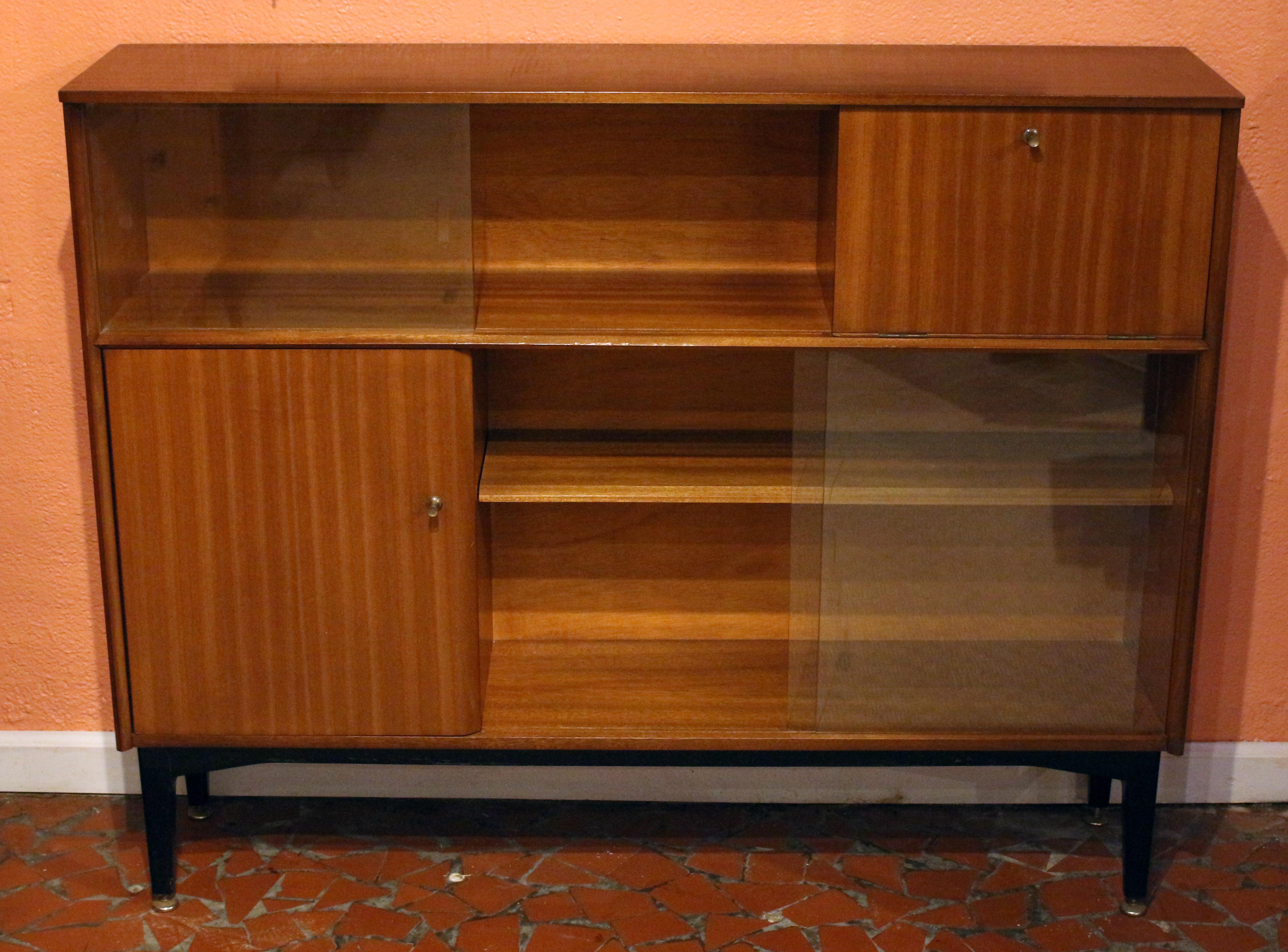 Librería o aparador moderno de mediados de siglo de 1960, Nathan Furniture, Inglaterra Inglés en venta