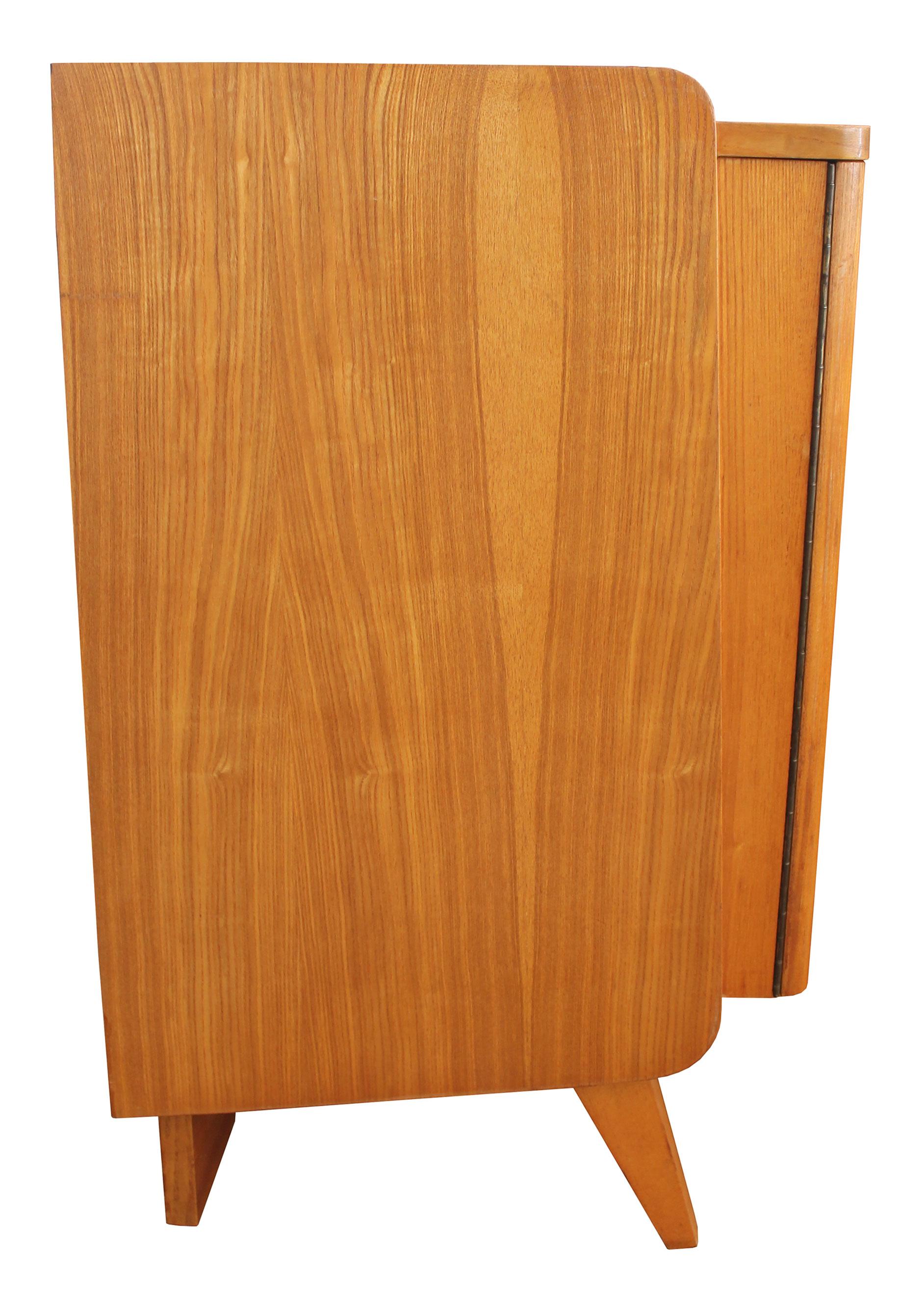 Ash 1960s Mid-Century Modern Cabinet by Frantisek Jirak
