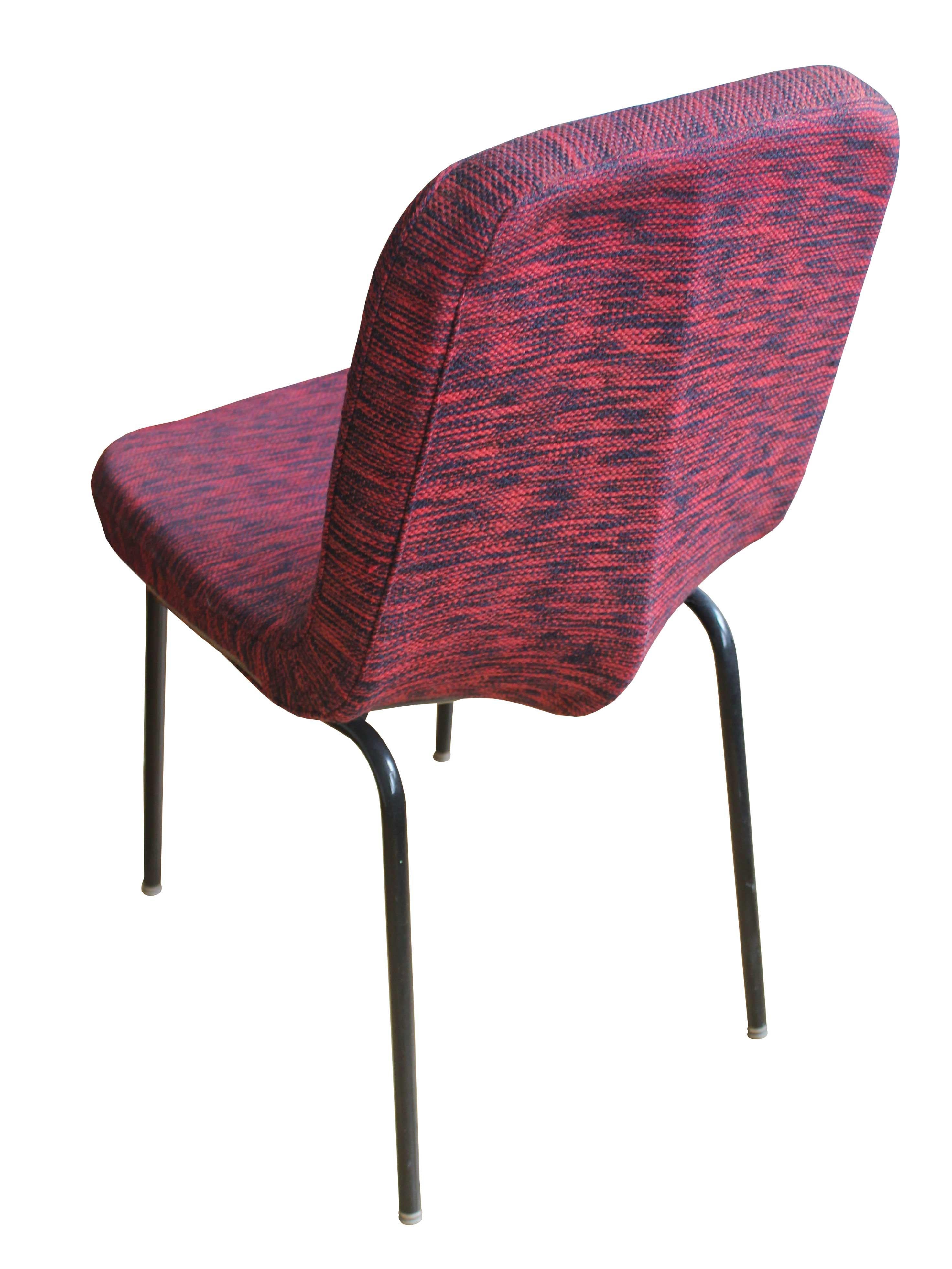Mid-20th Century 1960's Mid Century Modern Chair with Original Removable Fabric For Sale
