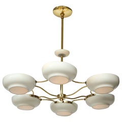 1960's Mid-Century Modern Chandelier Attributed to Gerald Thurston