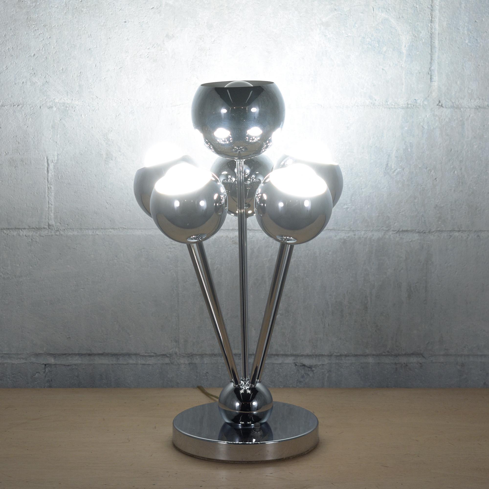 Mid-20th Century 1960s Mid-Century Modern Table Lamp: Space-Age Design Masterpiece For Sale