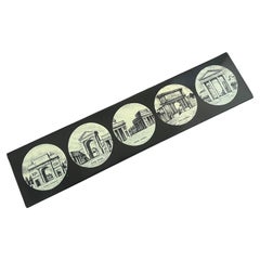 1960s Mid-Century Modern Cigarette Box Le Porte Di Milano by Piero Fornasetti