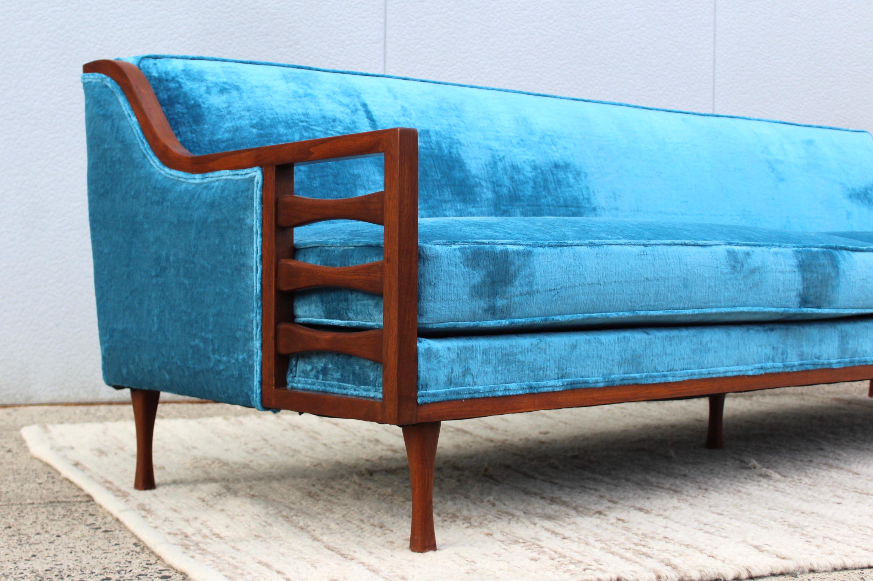 custom mid century sofa