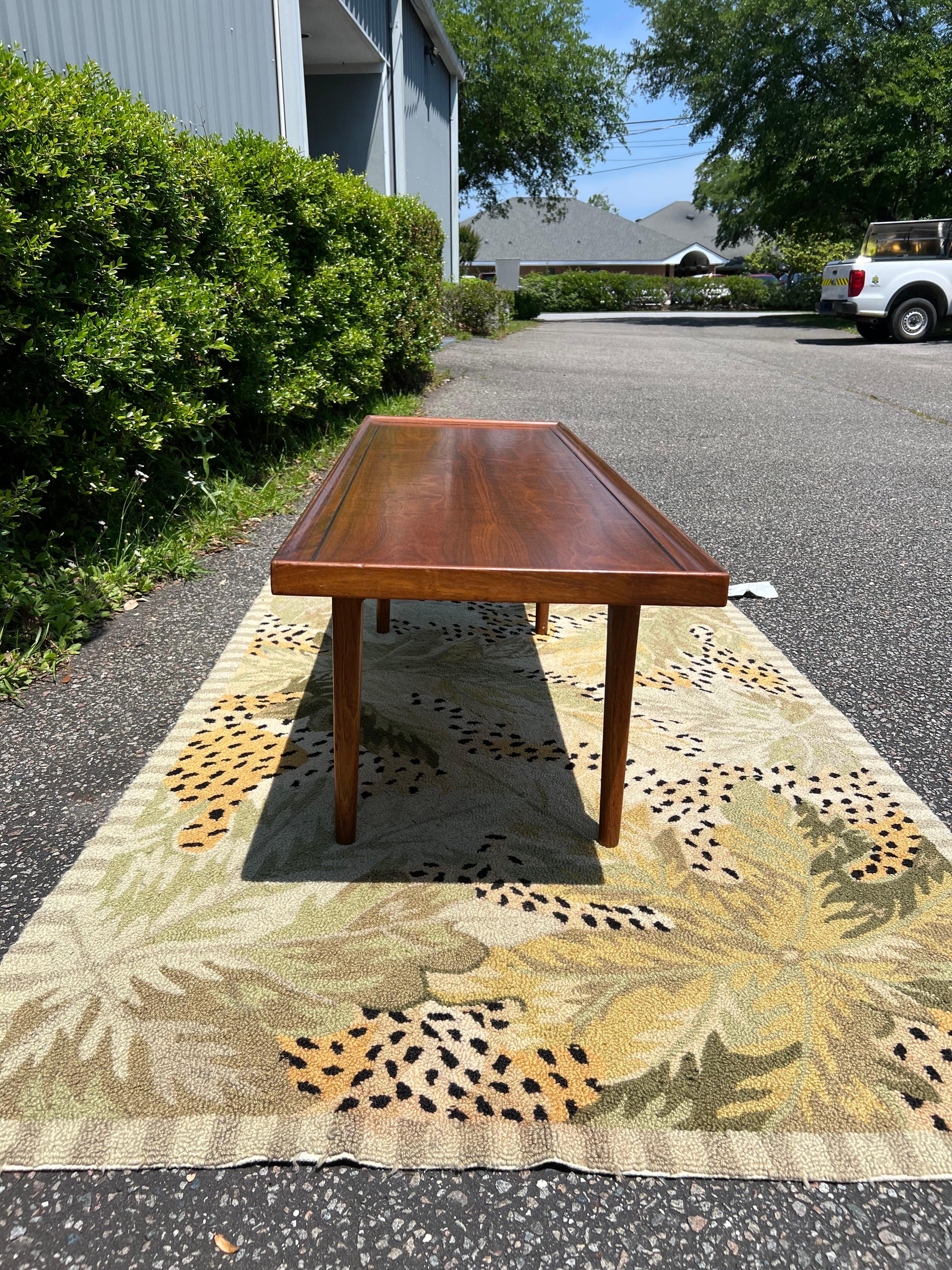 American 1960s Mid-Century Modern Drexel Declaration Coffee Table Kipp Stewart For Sale