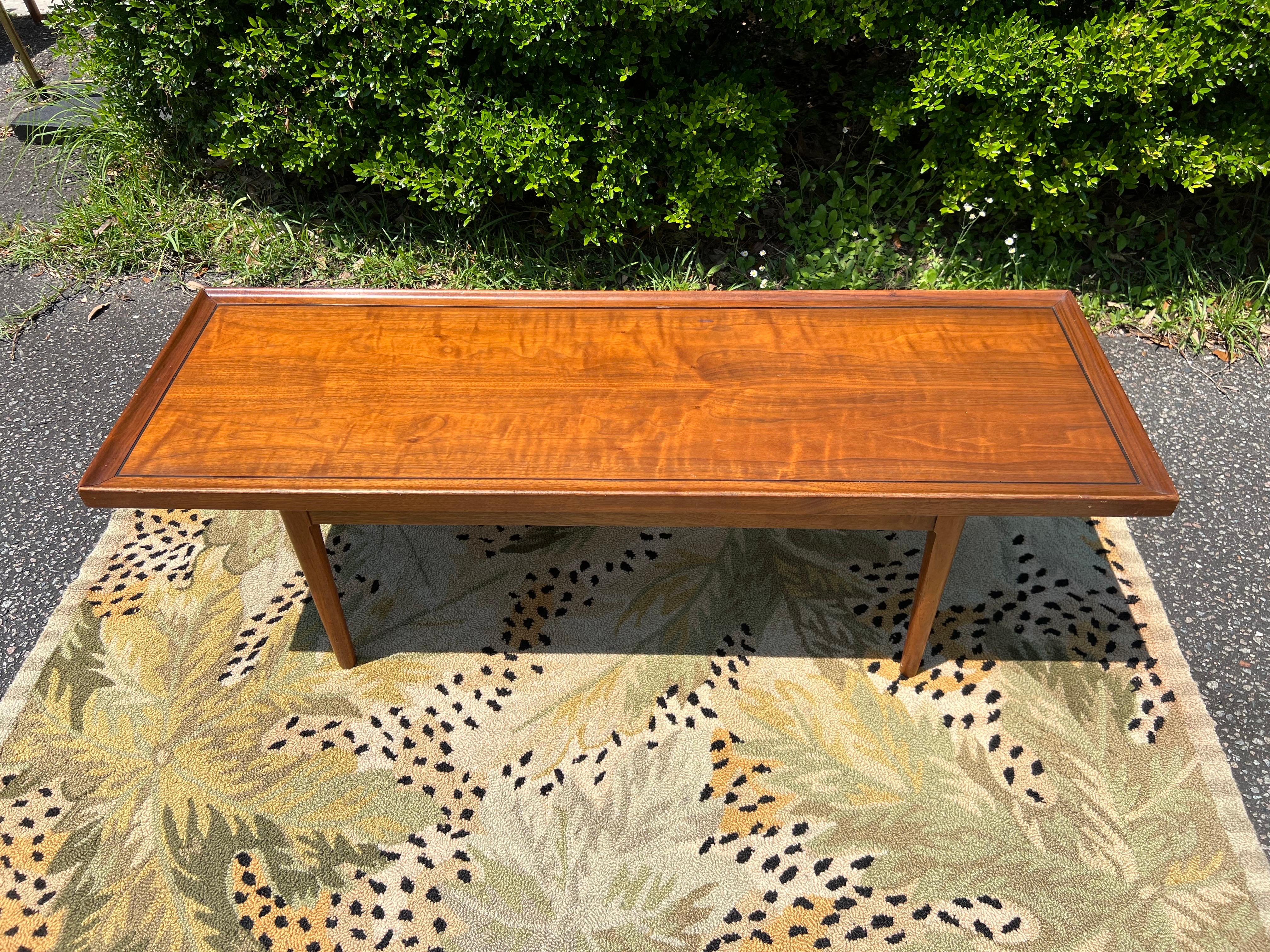 Mid-20th Century 1960s Mid-Century Modern Drexel Declaration Coffee Table Kipp Stewart For Sale