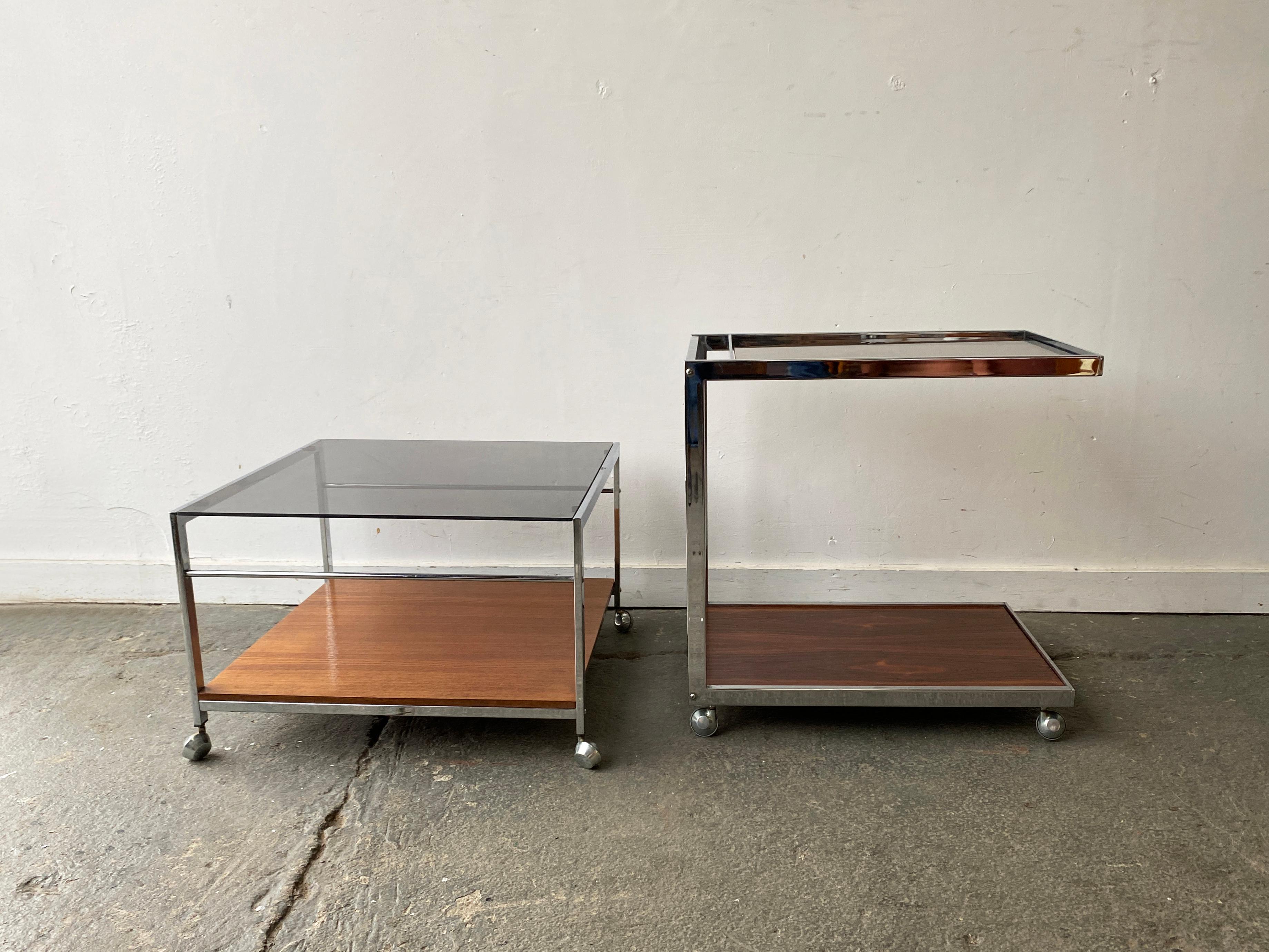Chariot à boissons et table basse assortie de The Moderns Modernity des années 1960 par MDA en vente 4