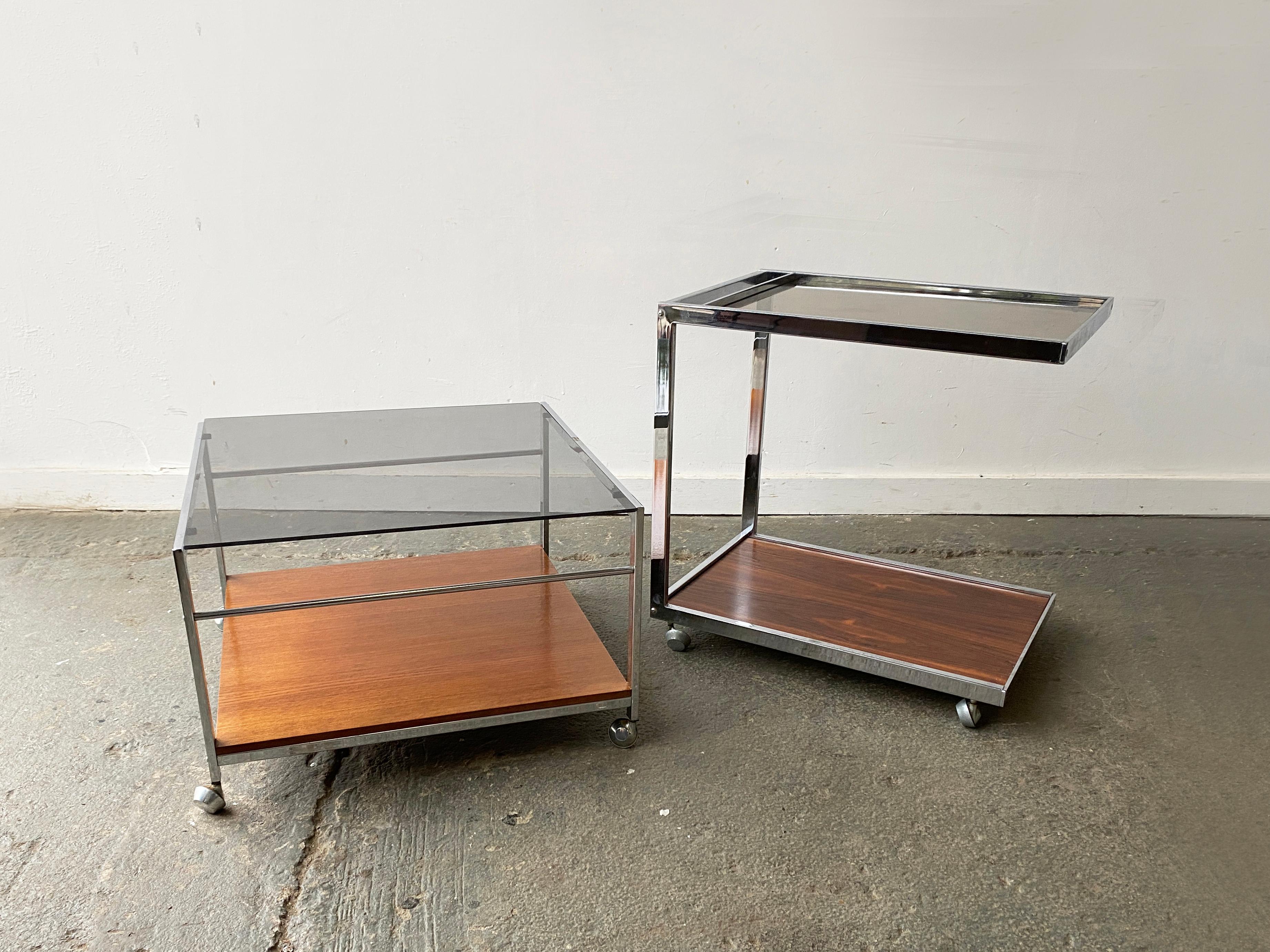 Chariot à boissons et table basse assortie de The Moderns Modernity des années 1960 par MDA Bon état - En vente à London, GB