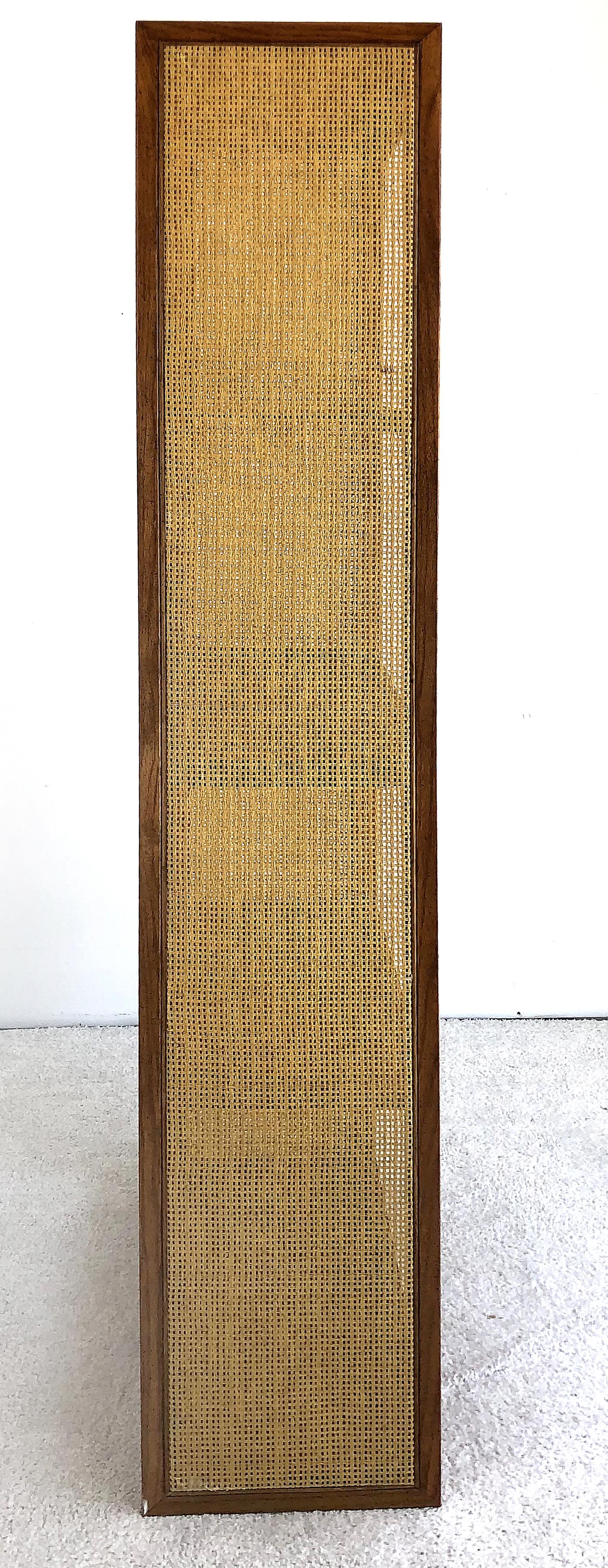 Woven 1960s Mid-Century Modern Dunbar Style Bookcase