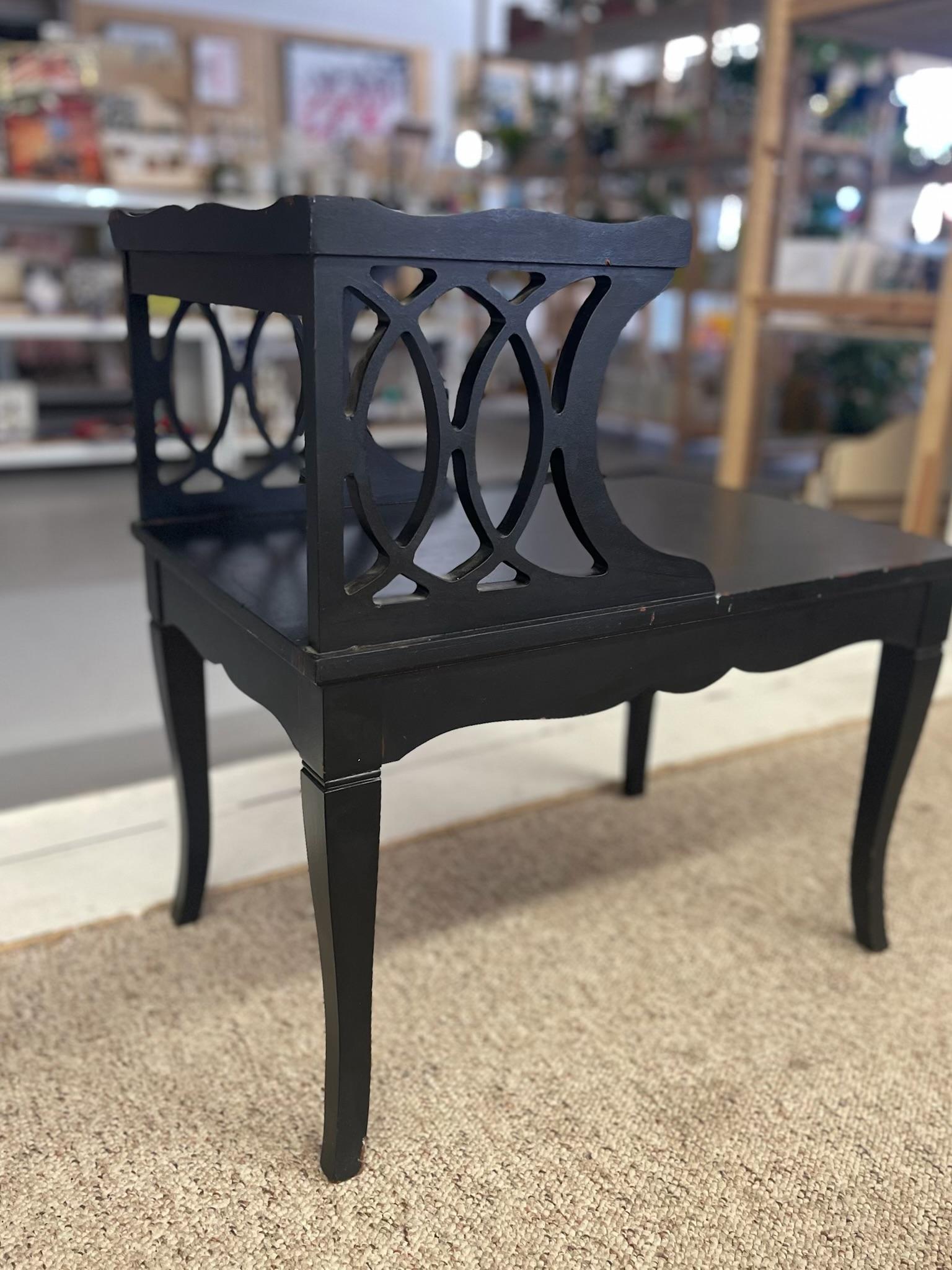 1960s Mid-Century Modern Ebonized Coffee Table von Lane's mit konischen Beinen. im Zustand „Gut“ im Angebot in Seattle, WA