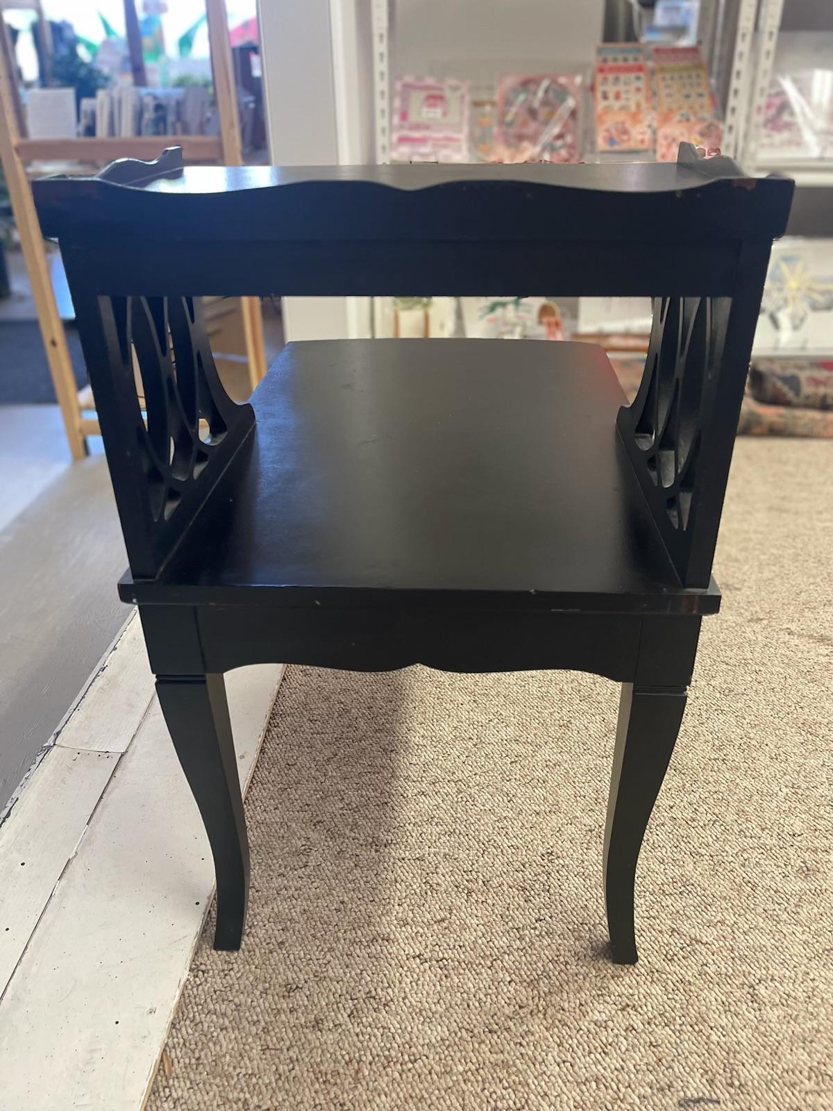 1960s Mid-Century Modern Ebonized Coffee Table von Lane's mit konischen Beinen. im Angebot 1