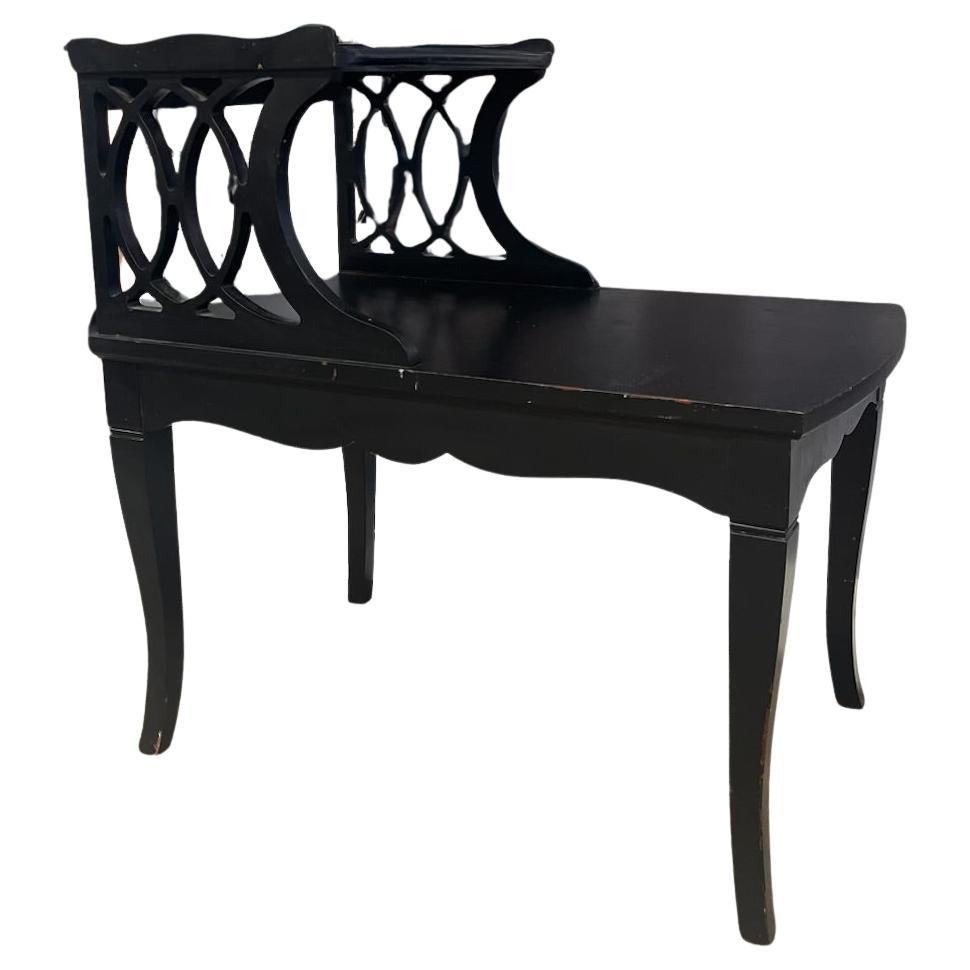 1960s Mid-Century Modern Ebonized Coffee Table von Lane's mit konischen Beinen. im Angebot