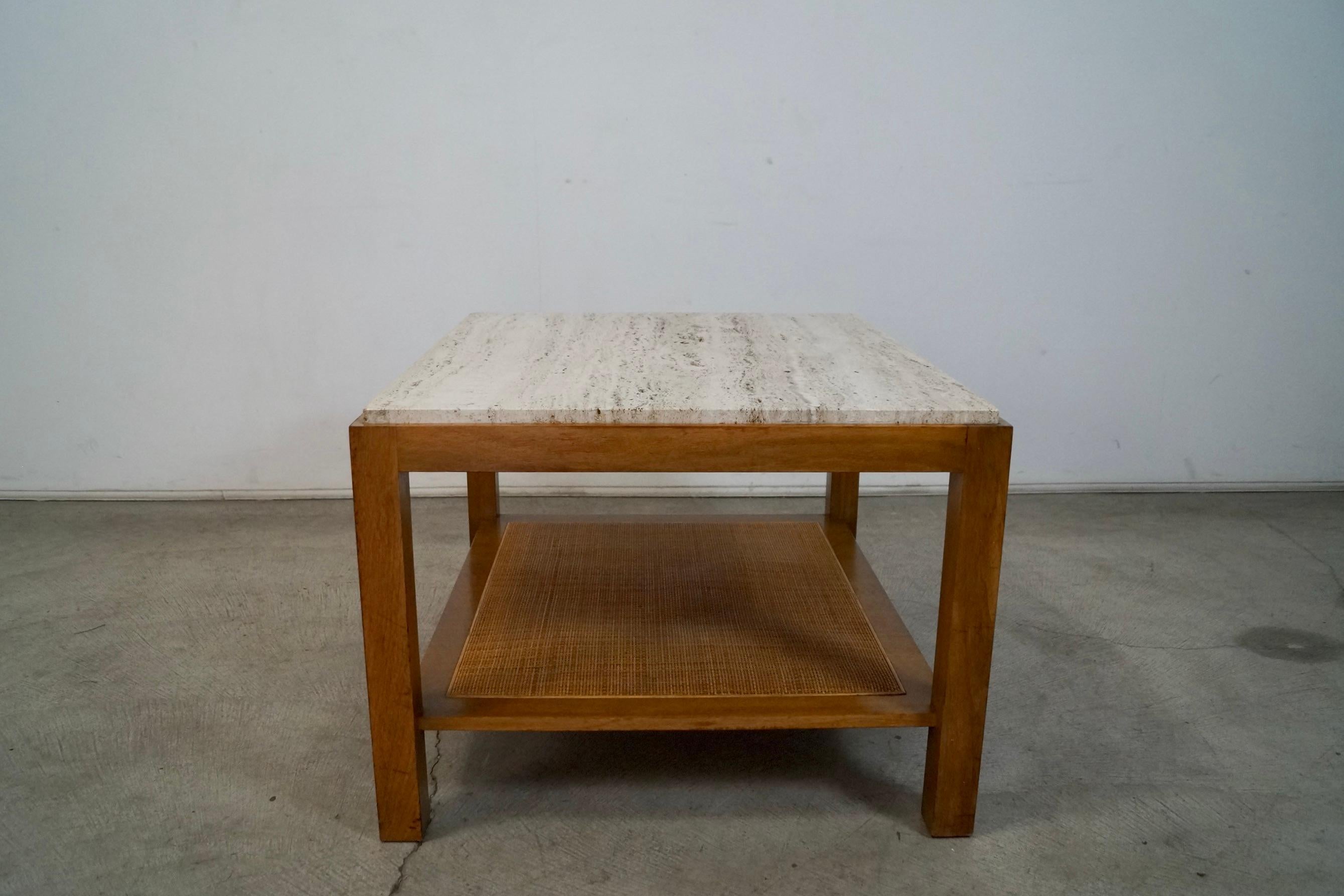American 1960's Mid-Century Modern Edward Wormley Style End Table For Sale