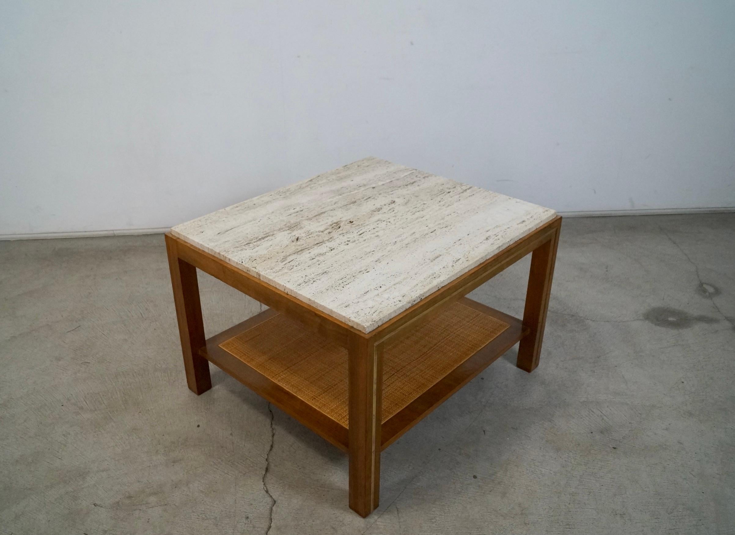 Mid-20th Century 1960's Mid-Century Modern Edward Wormley Style End Table For Sale