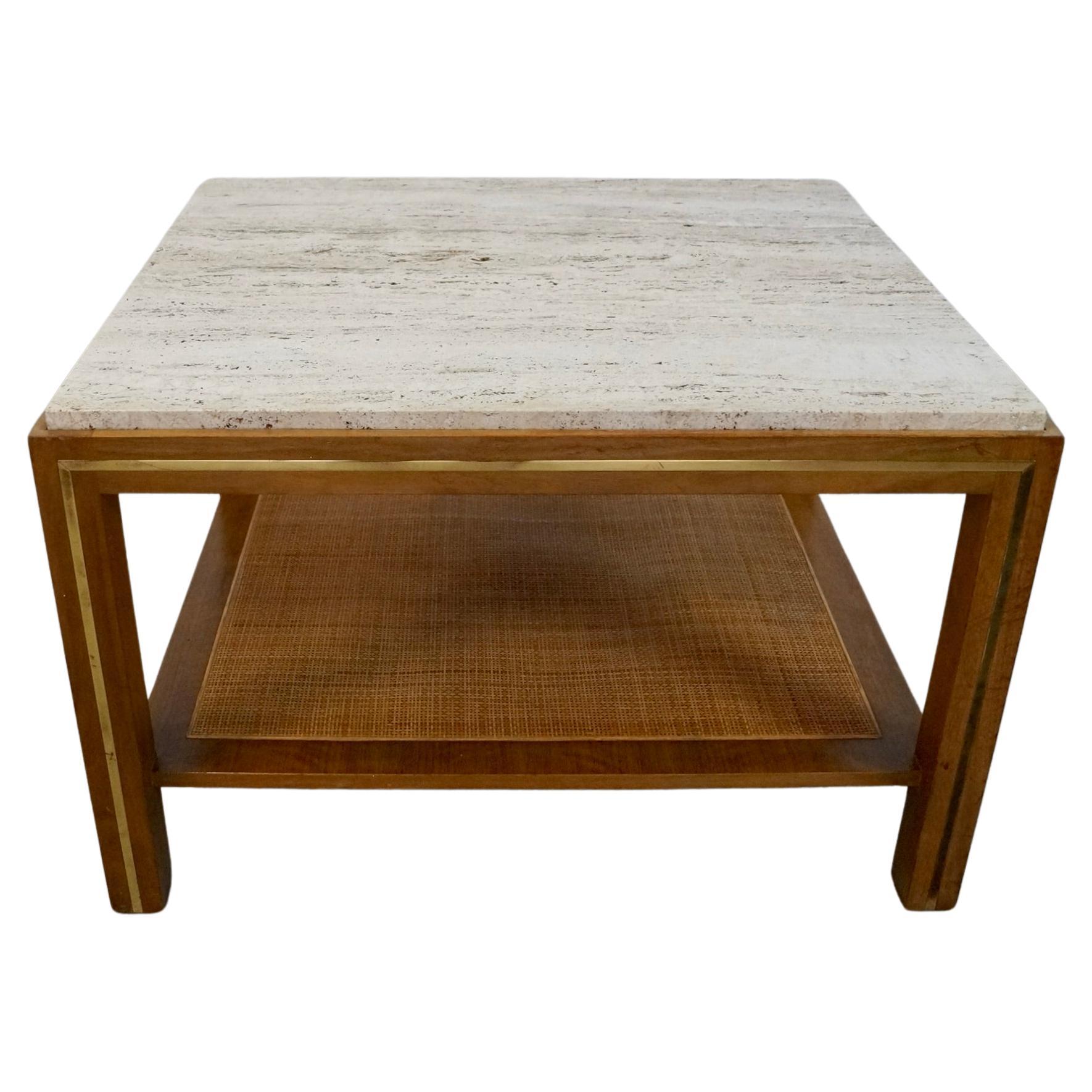 1960's Mid-Century Modern Edward Wormley Style End Table For Sale