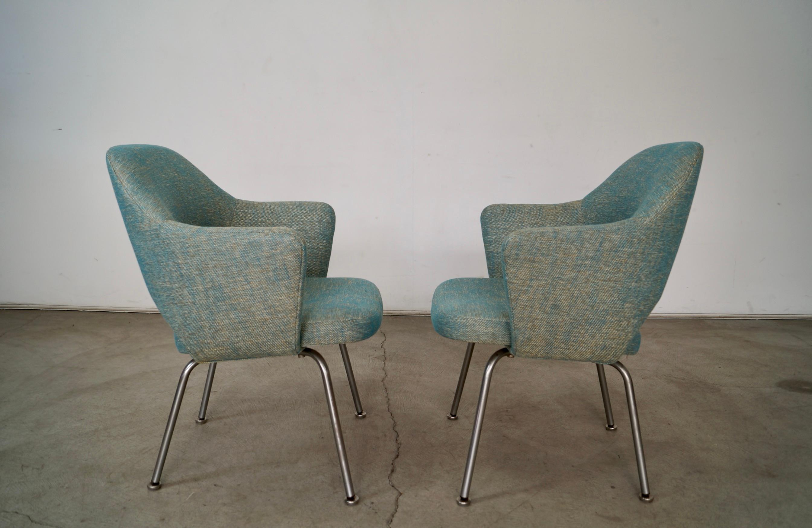 Poltrone direzionali di Eero Saarinen per Knoll, metà del secolo scorso - una coppia in vendita 3