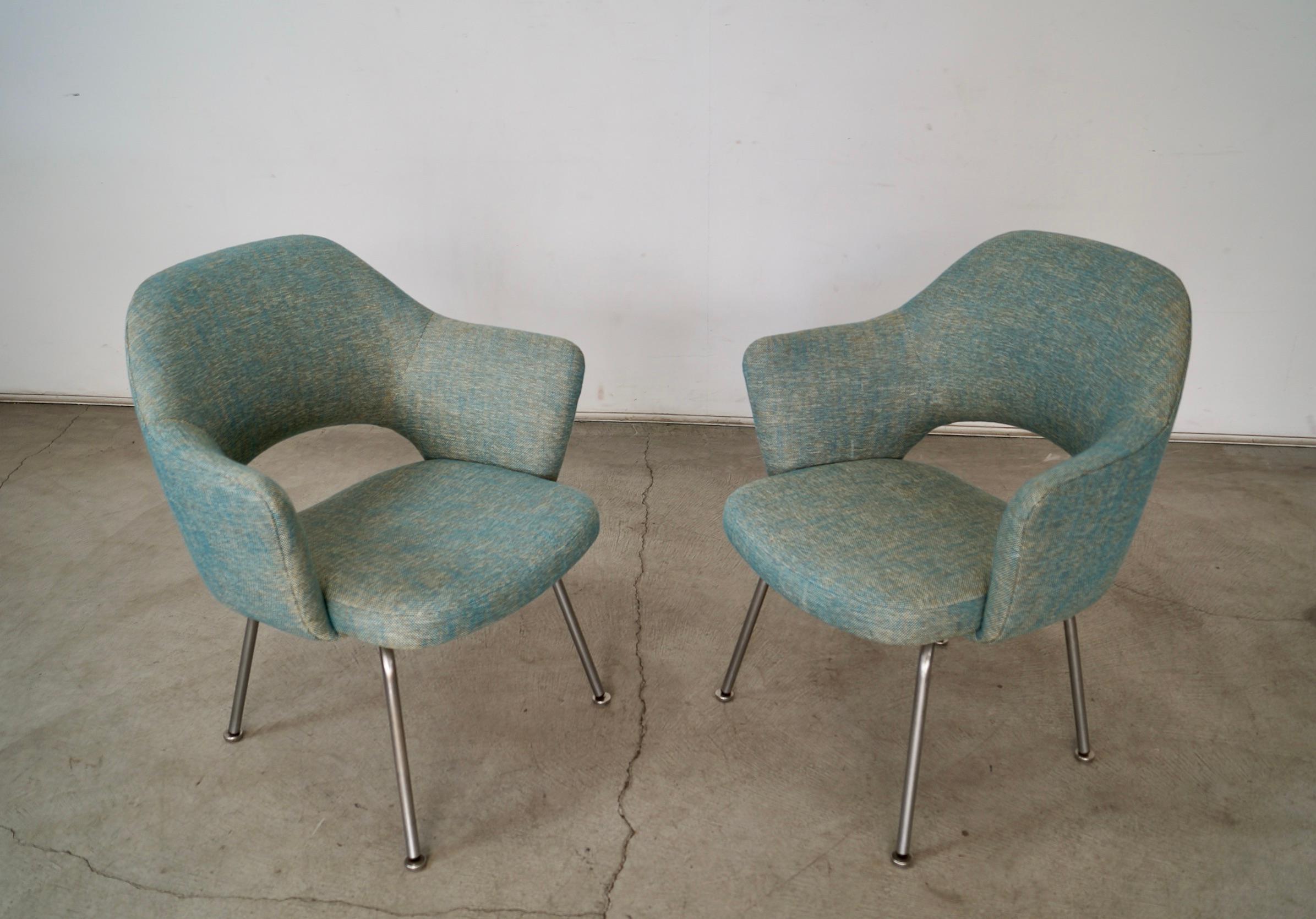 Poltrone direzionali di Eero Saarinen per Knoll, metà del secolo scorso - una coppia in vendita 4