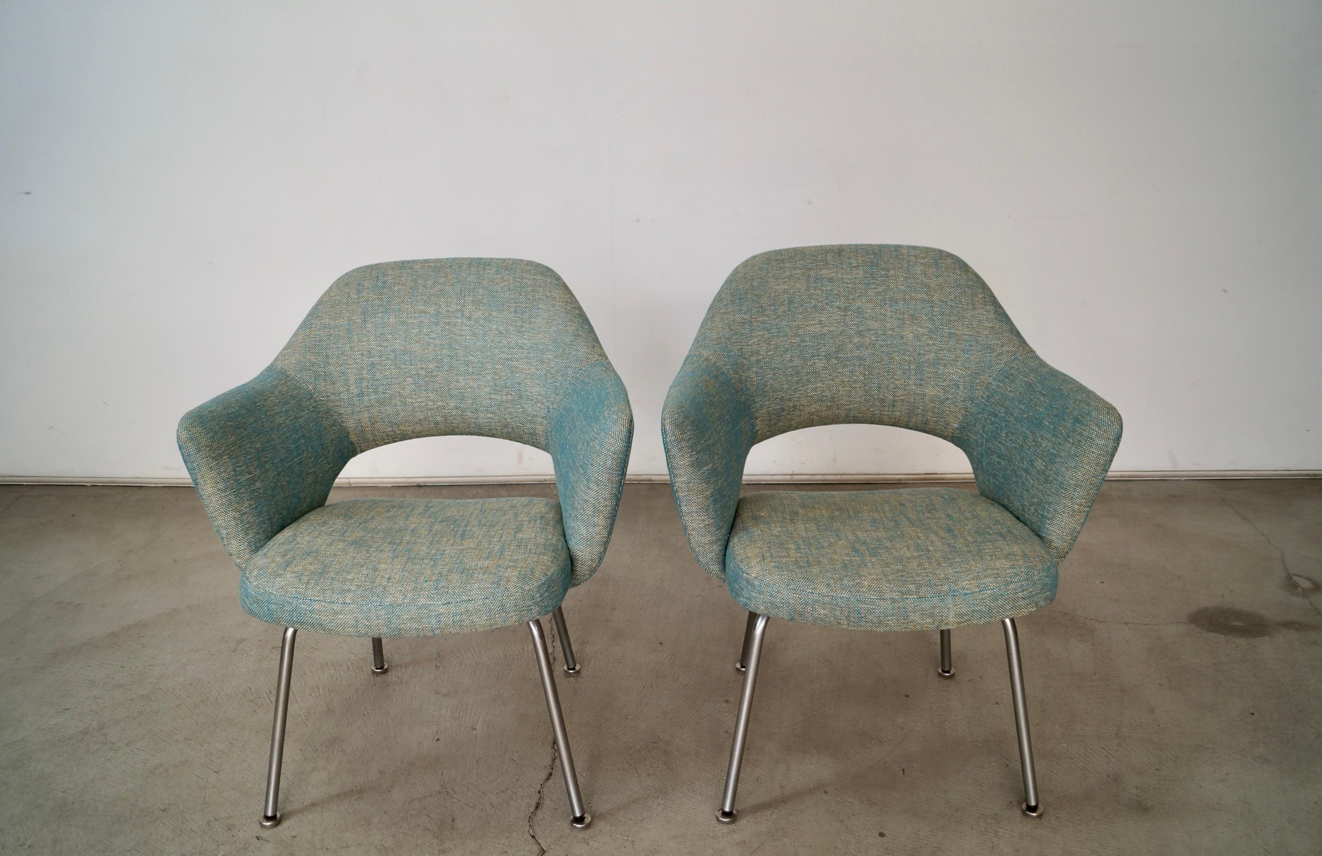 Mid-Century moderno Poltrone direzionali di Eero Saarinen per Knoll, metà del secolo scorso - una coppia in vendita