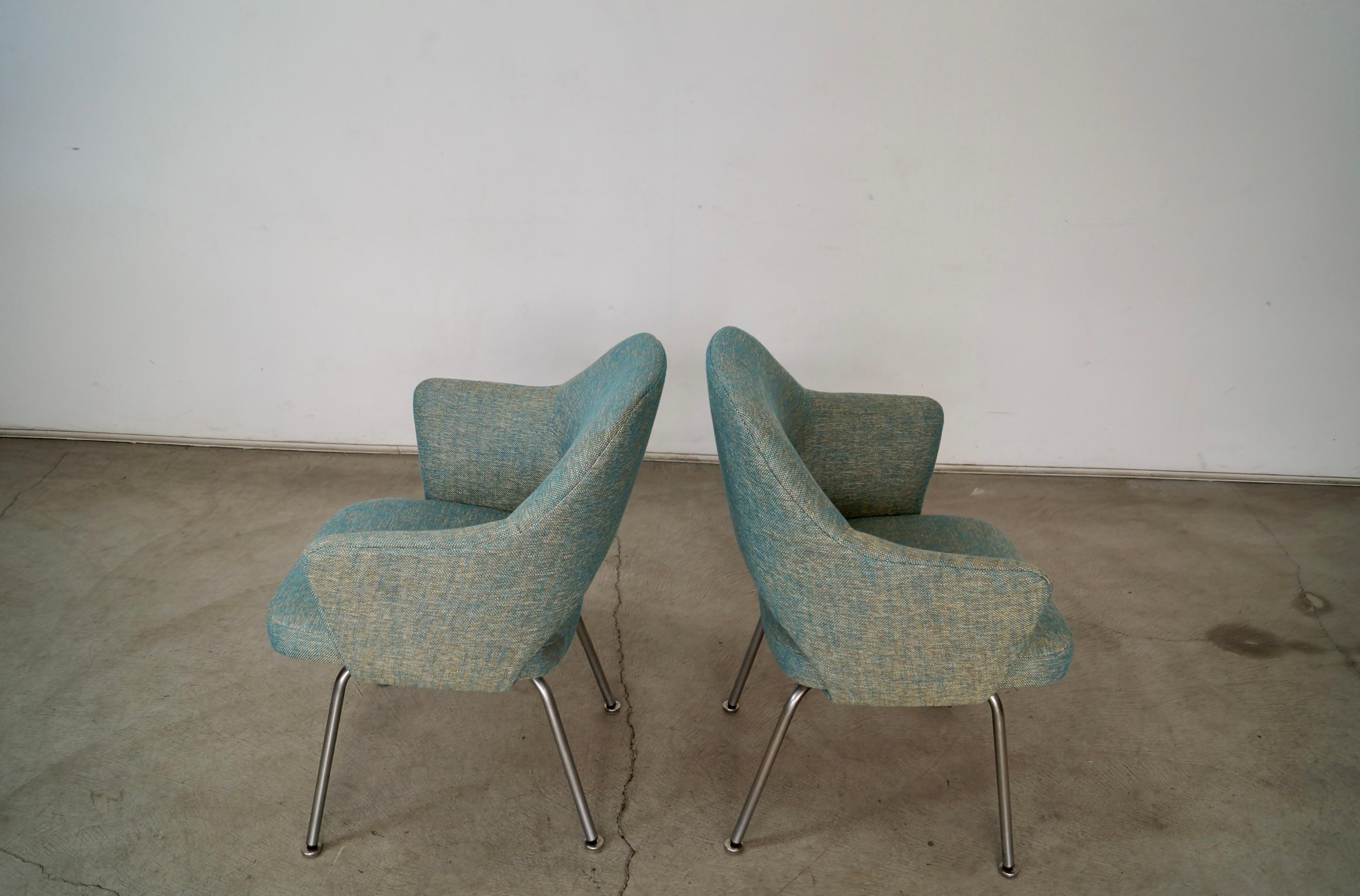Metà XX secolo Poltrone direzionali di Eero Saarinen per Knoll, metà del secolo scorso - una coppia in vendita