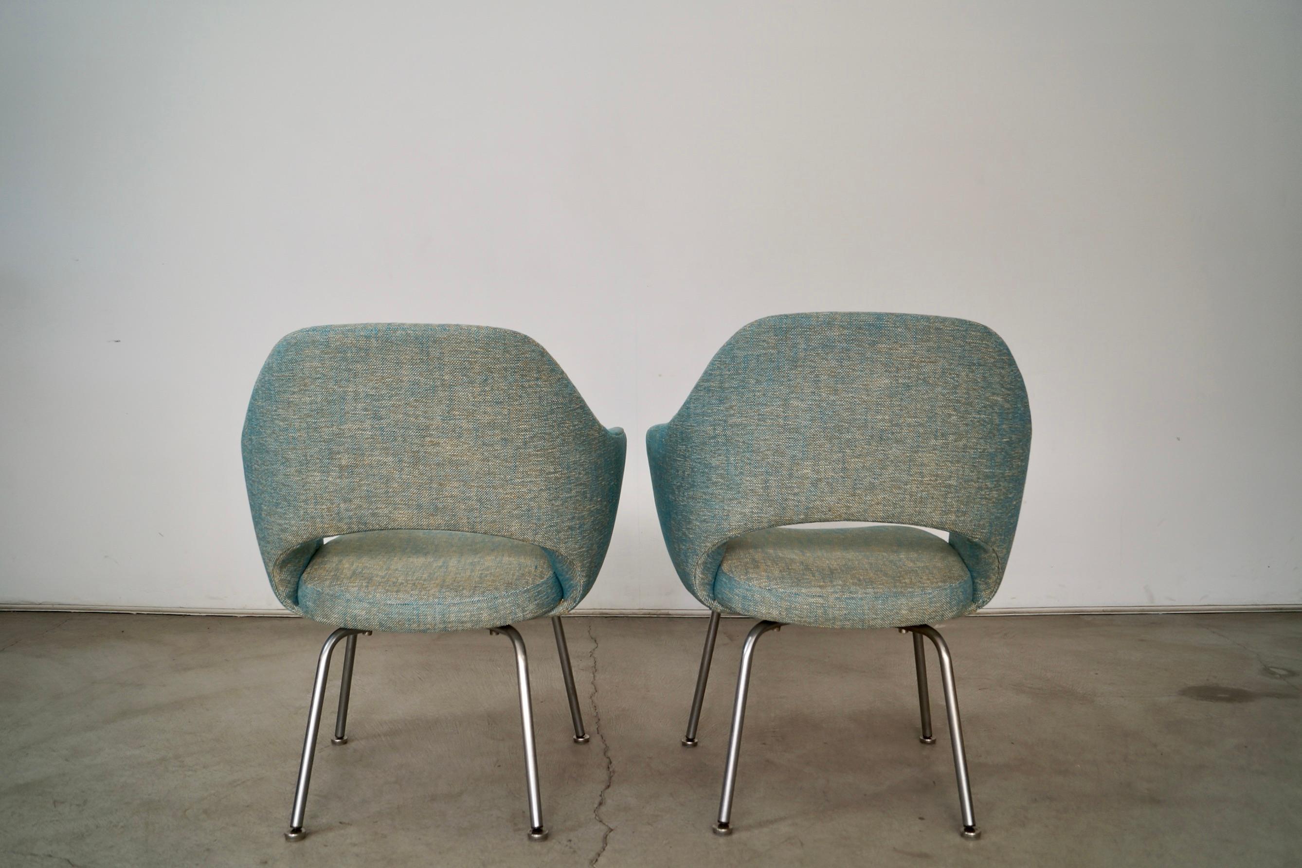 Poltrone direzionali di Eero Saarinen per Knoll, metà del secolo scorso - una coppia in vendita 1