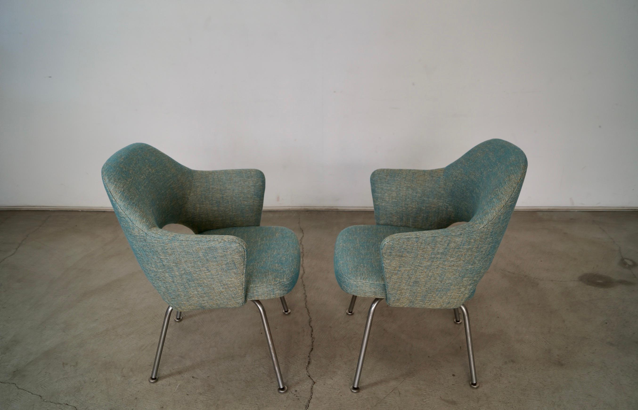 Poltrone direzionali di Eero Saarinen per Knoll, metà del secolo scorso - una coppia in vendita 2